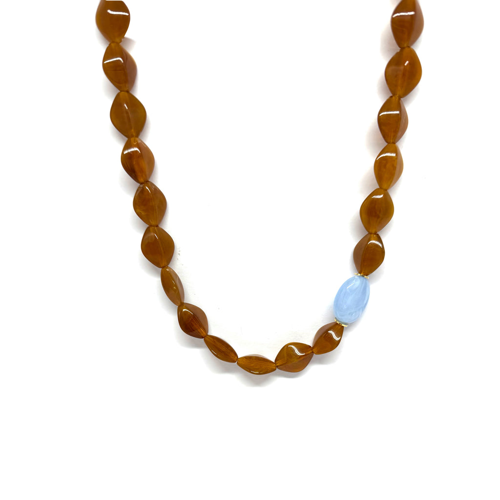 Collier Tobias - camel
