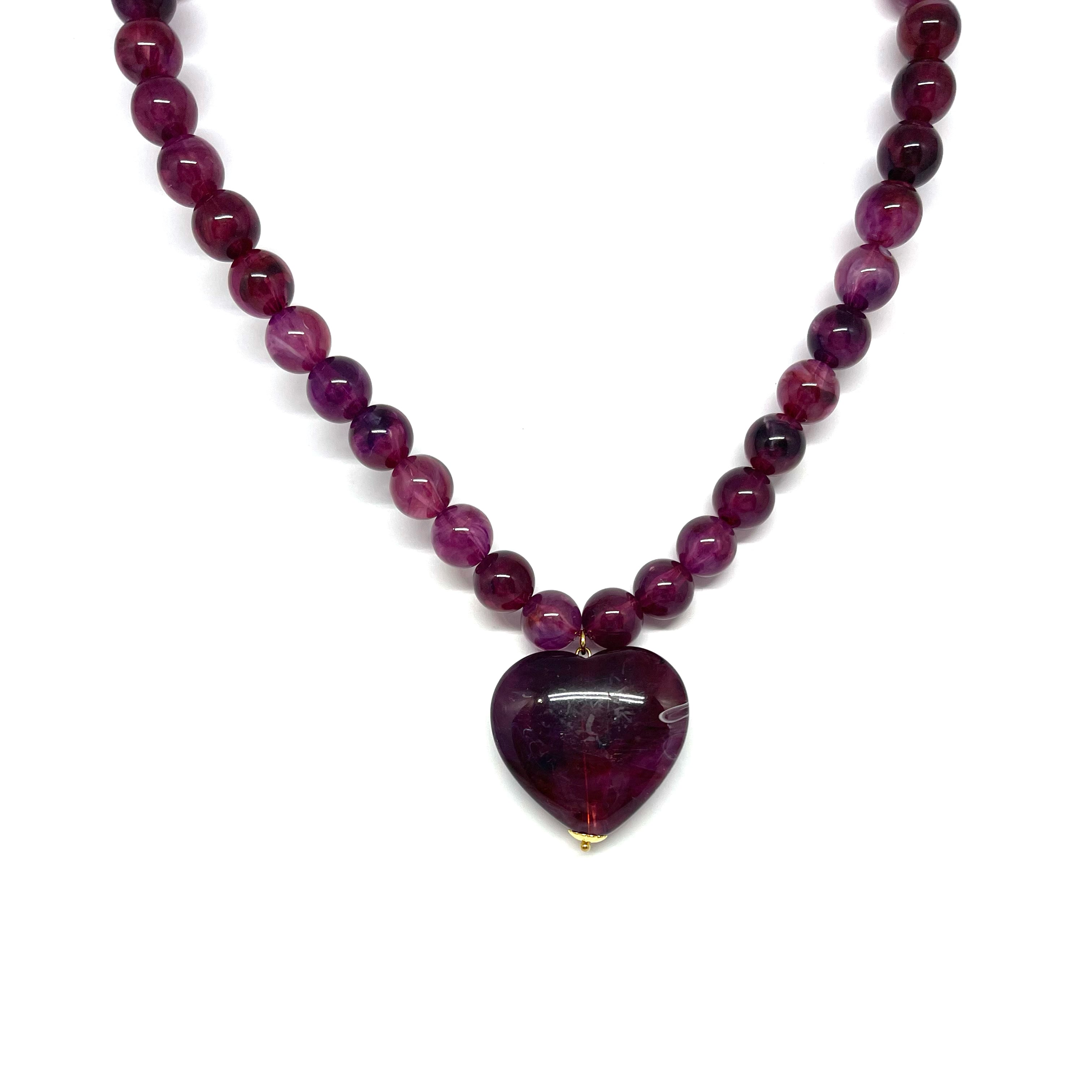 Collier Gabriel - aubergine