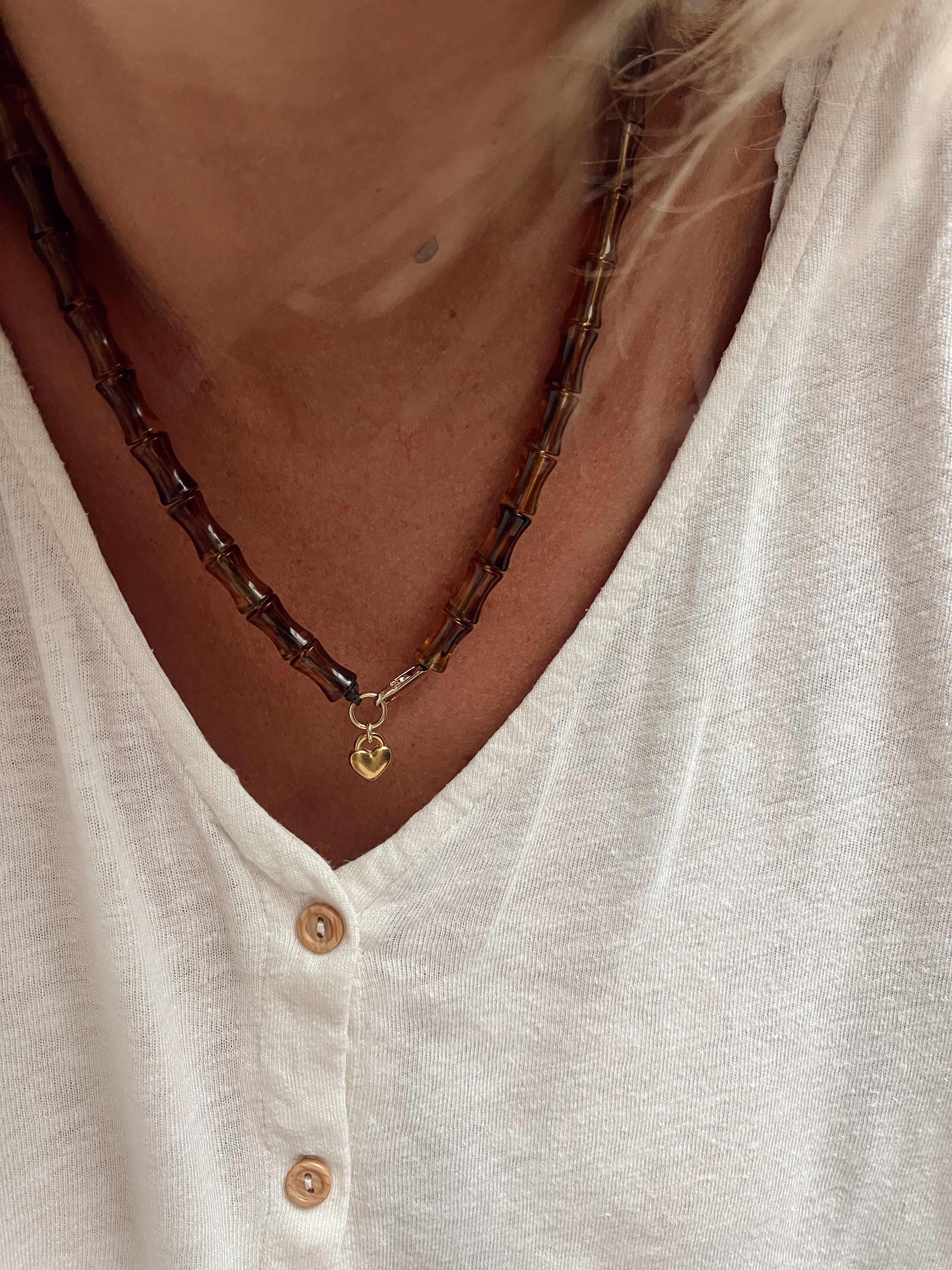 Collier Paul - ambre