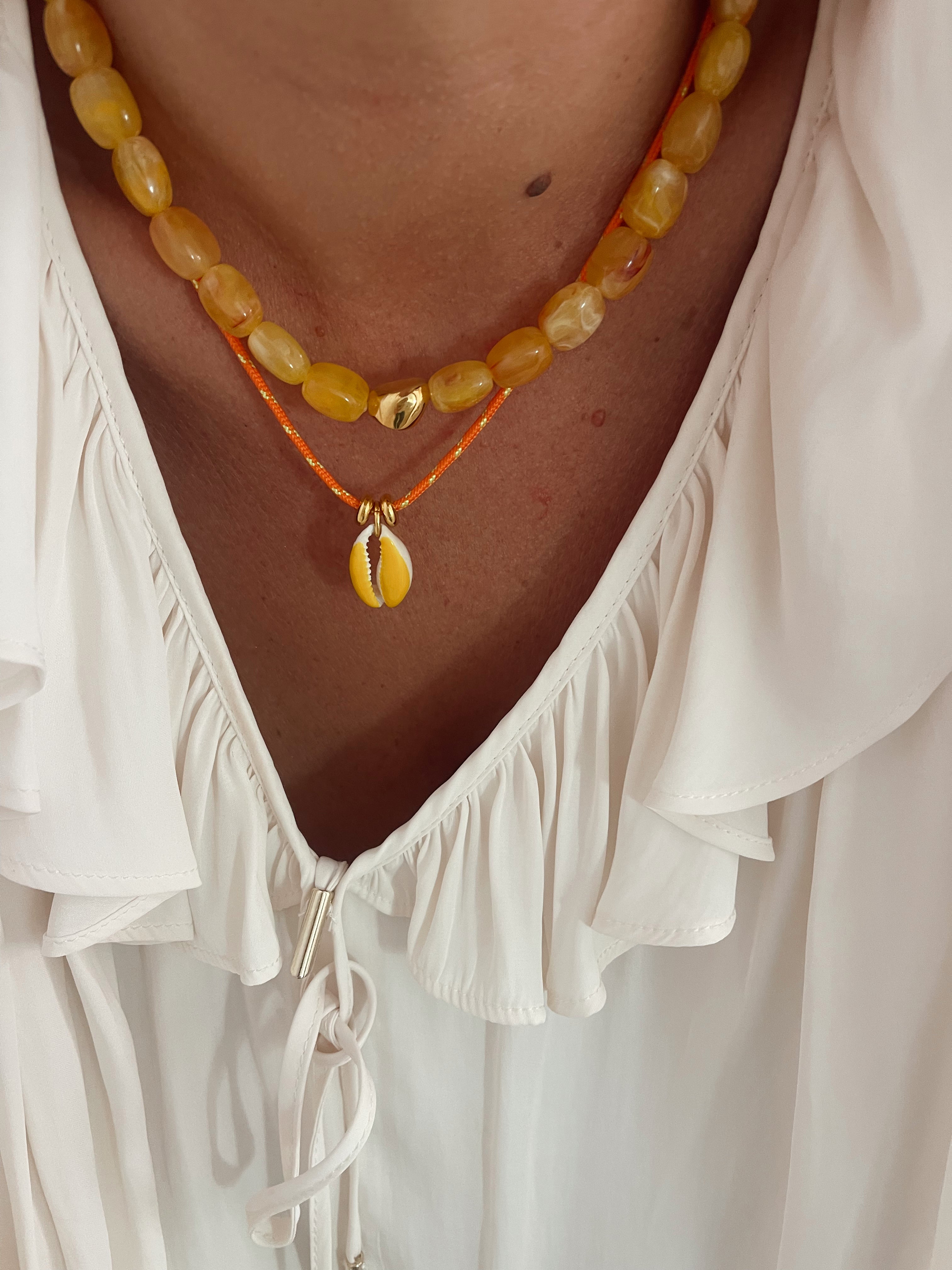 Collier César - jaune