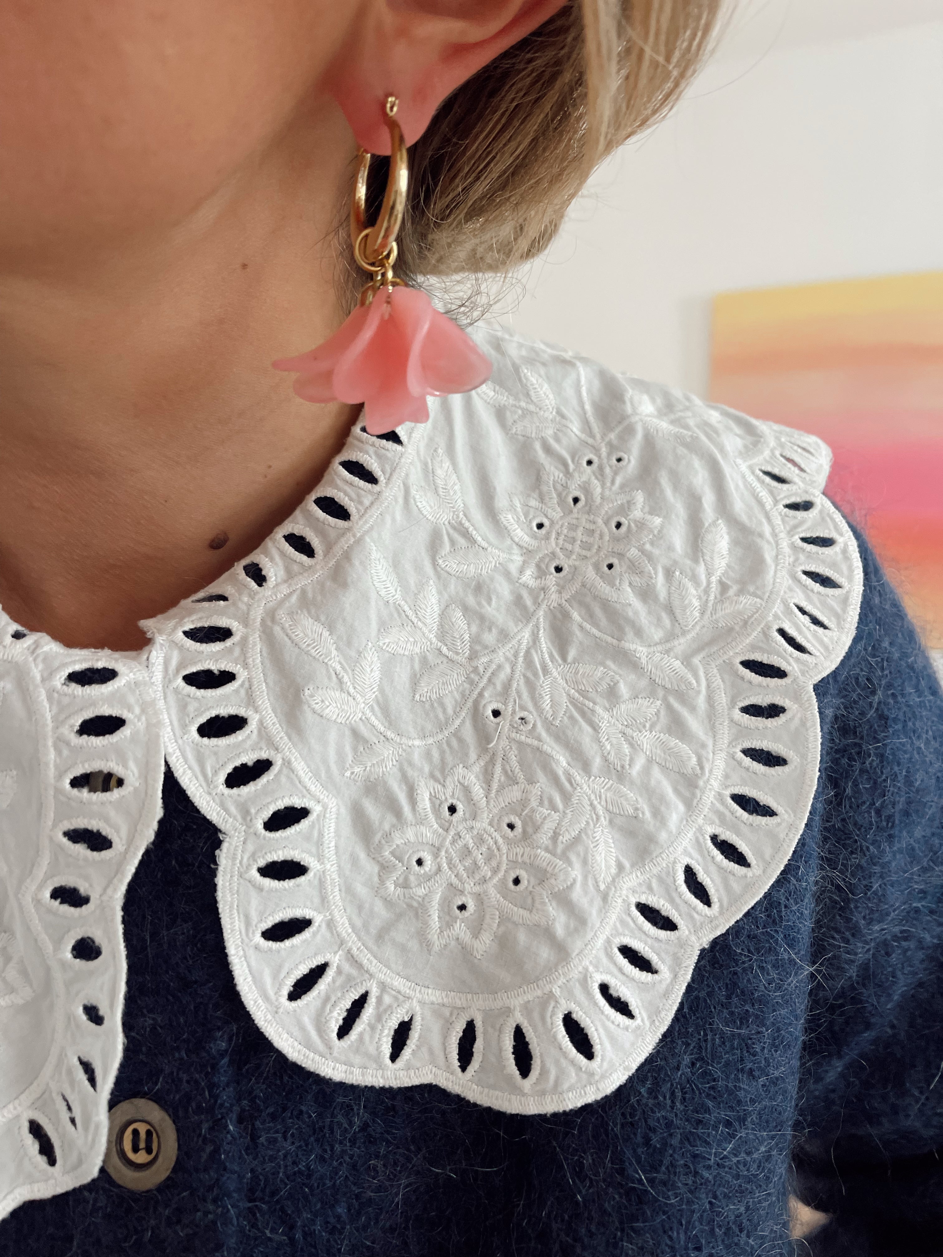 Créoles Palma - rose