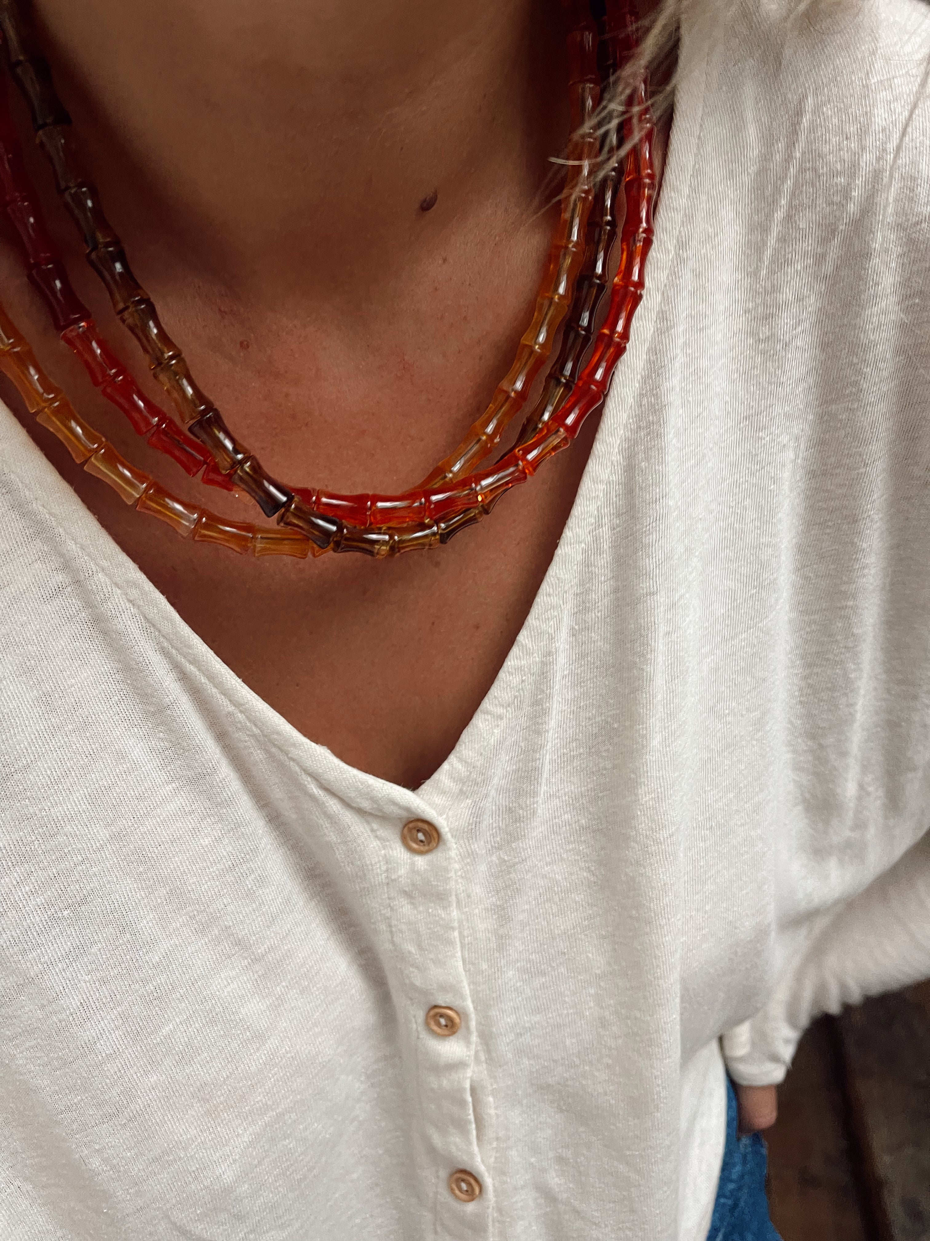 Collier Paul - ambre