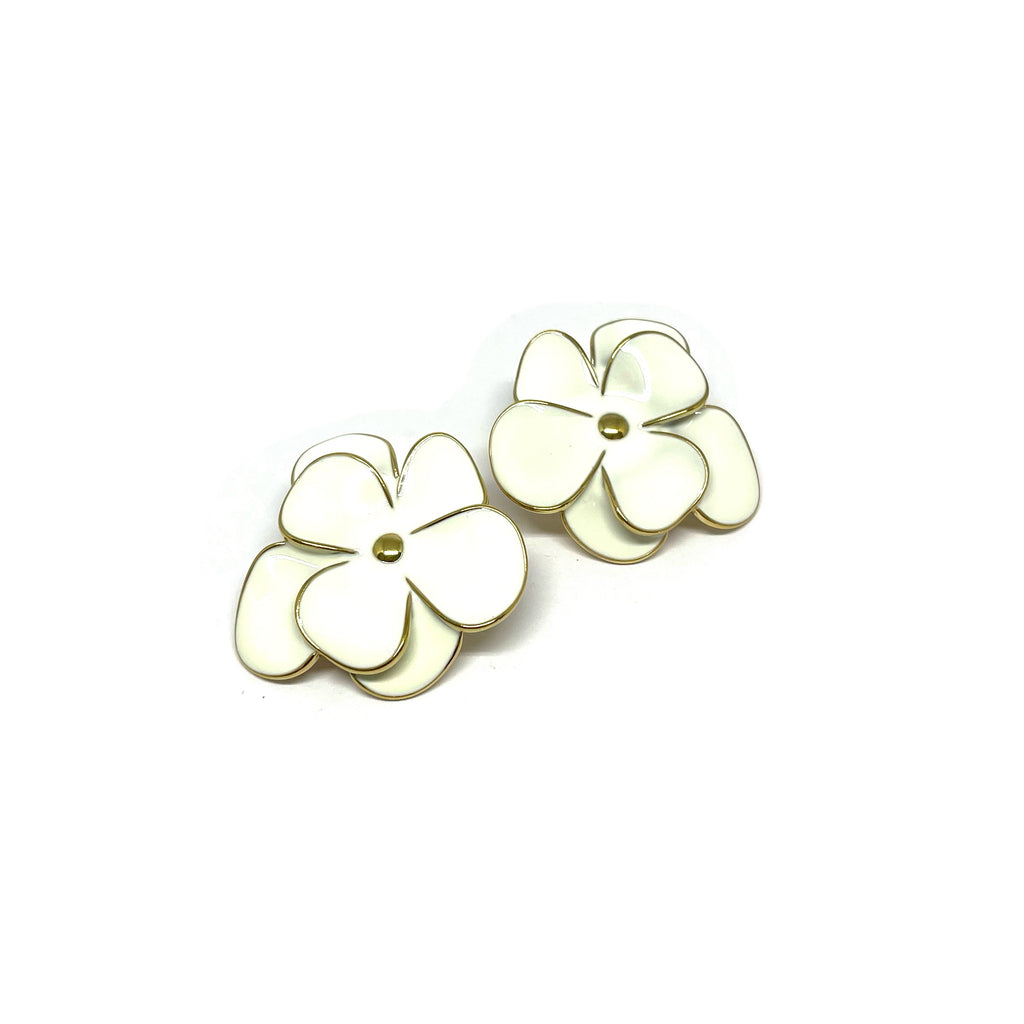 Boucles d'oreilles Telma - blanc