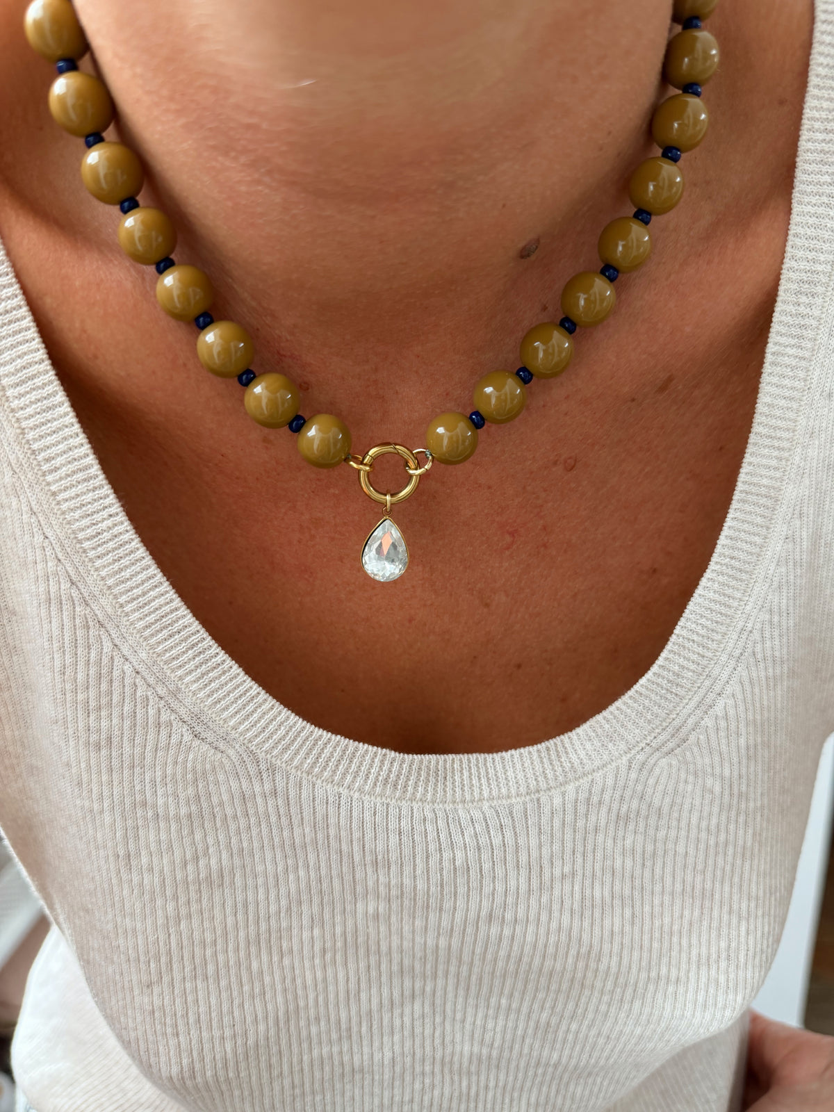 Collier Alfred - kaki