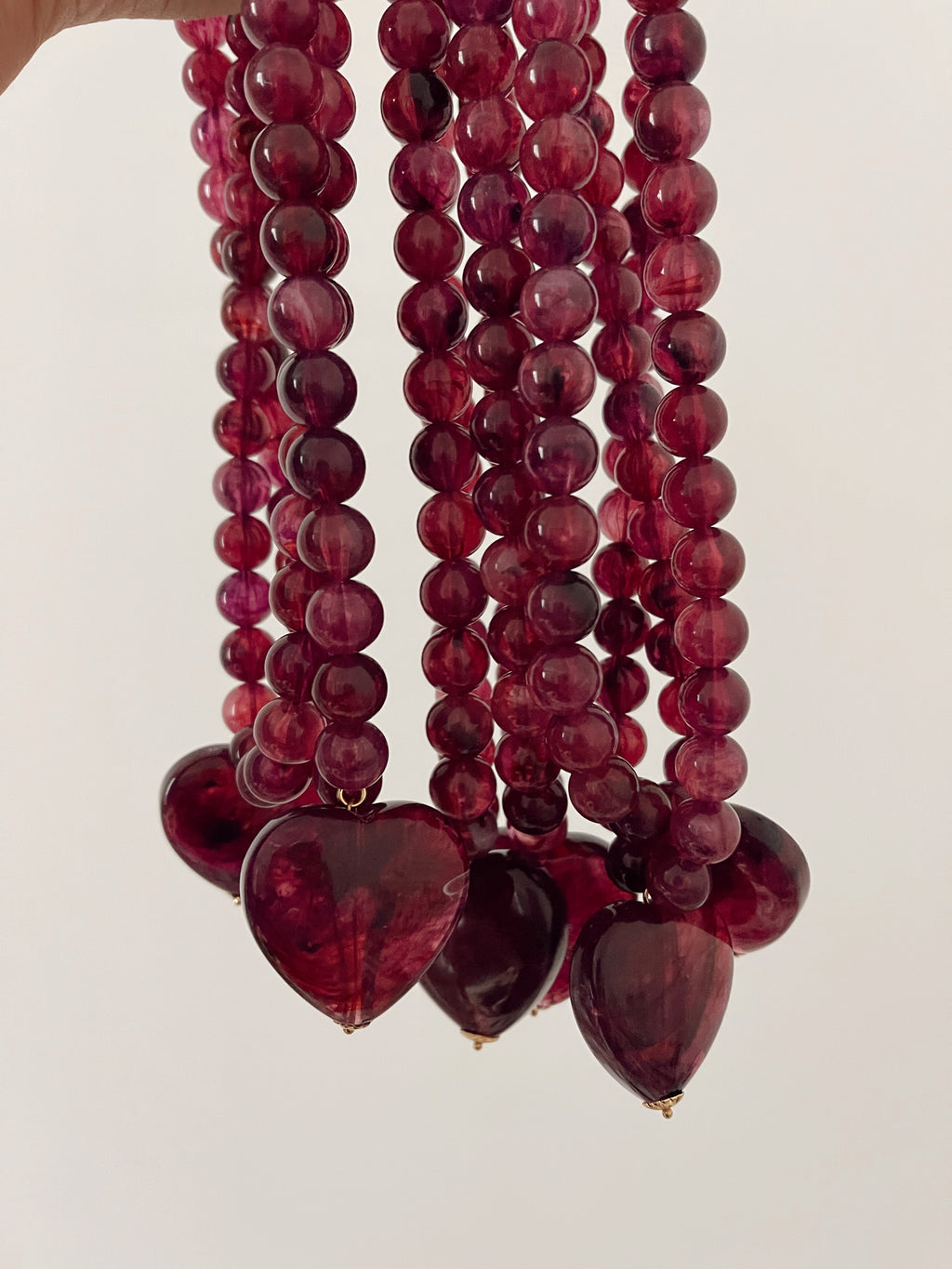 Collier Gabriel - aubergine