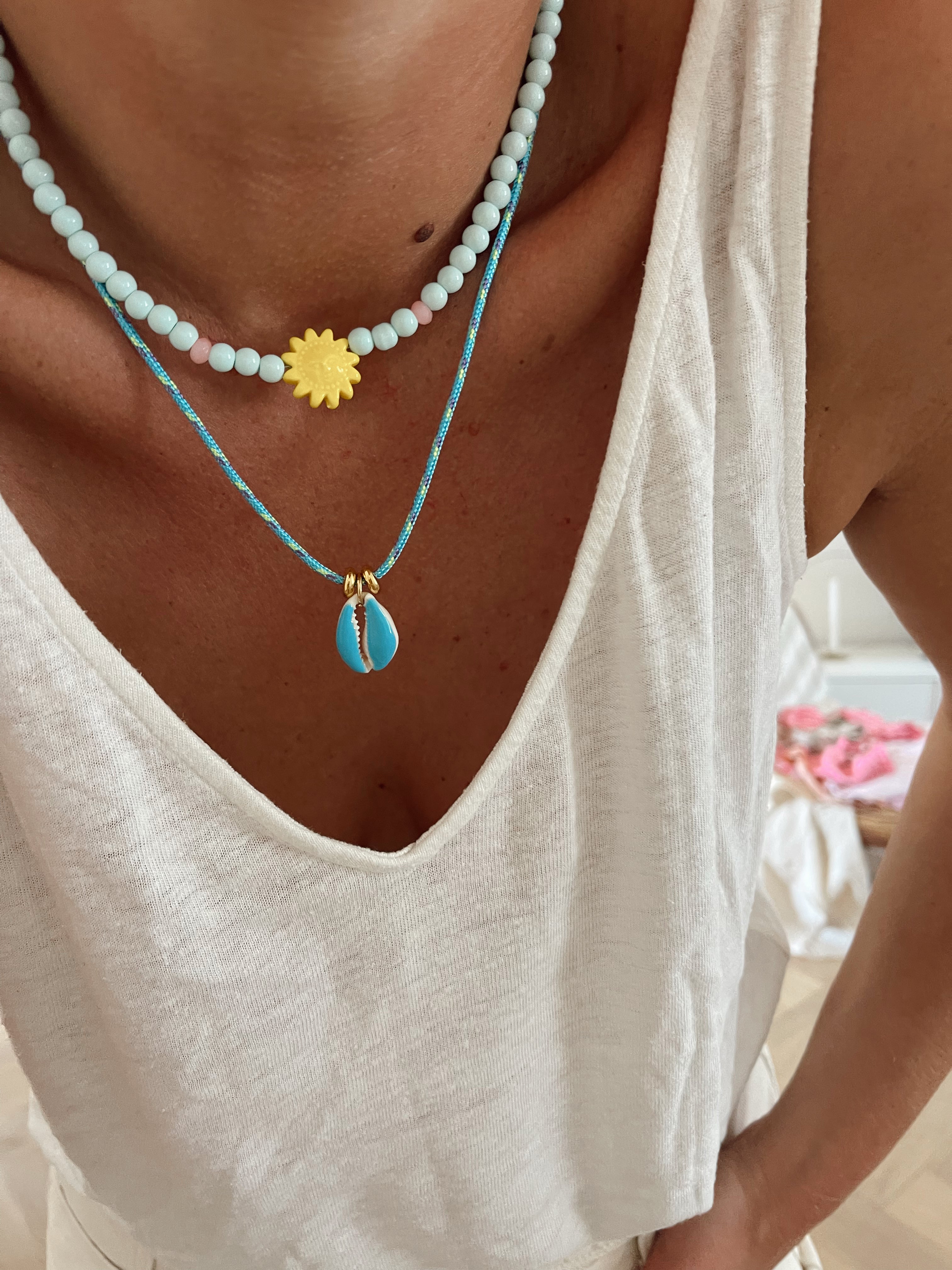 Collier Solemio - jaune