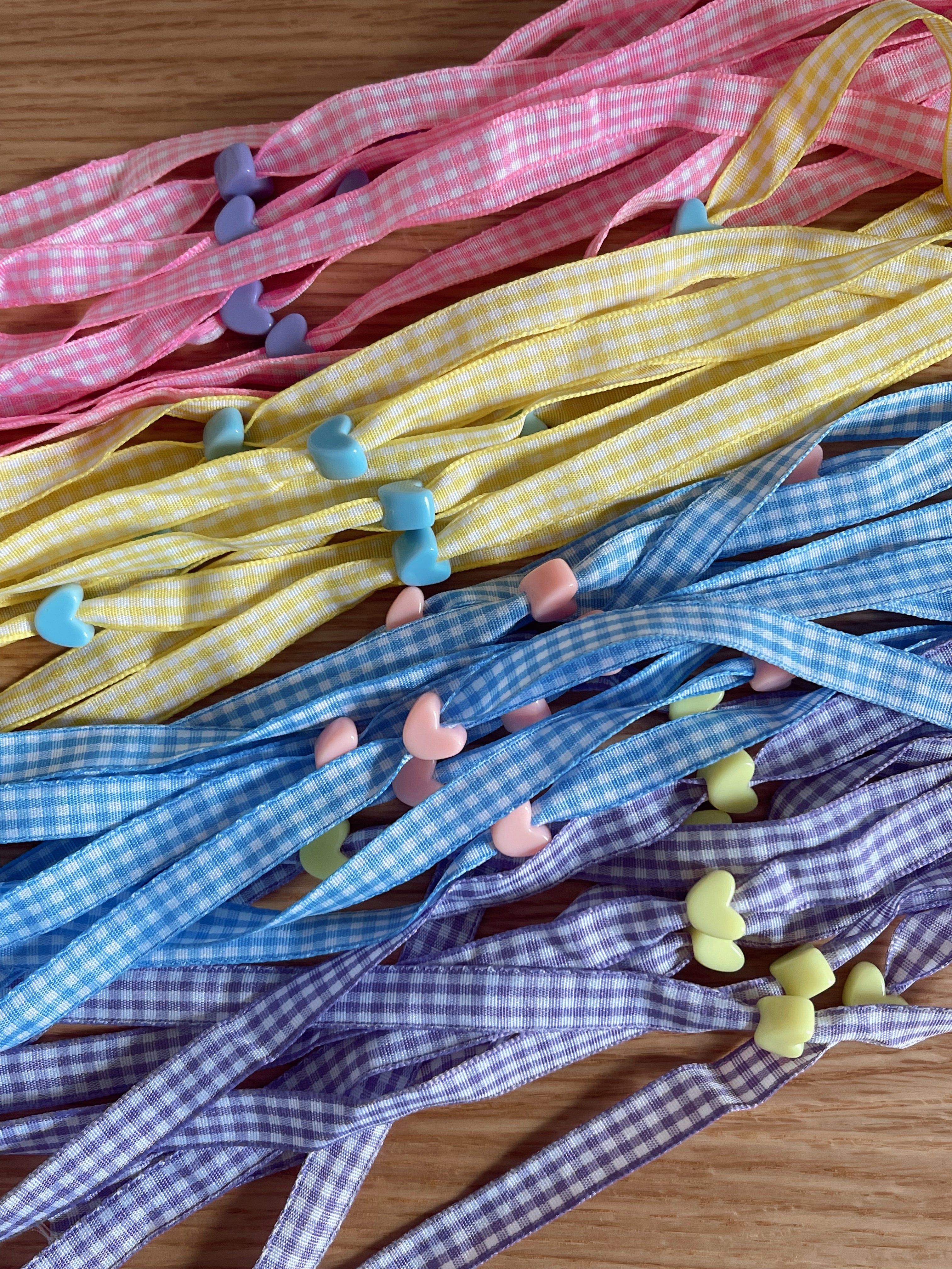 Bracelet vichy coeur