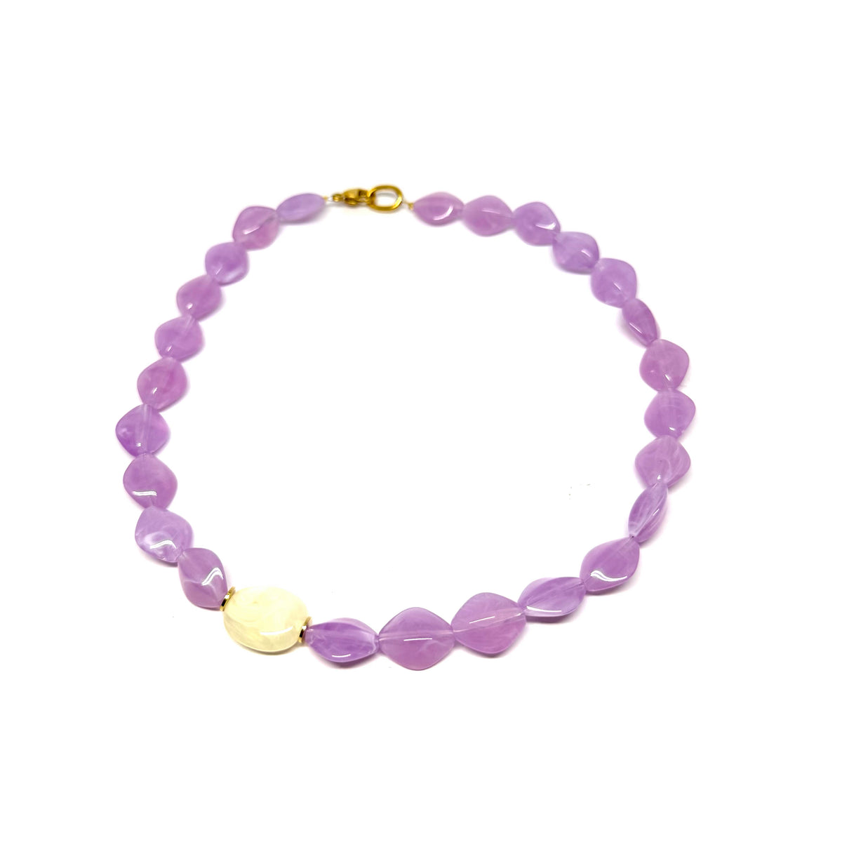 Collier Tobias - lilas