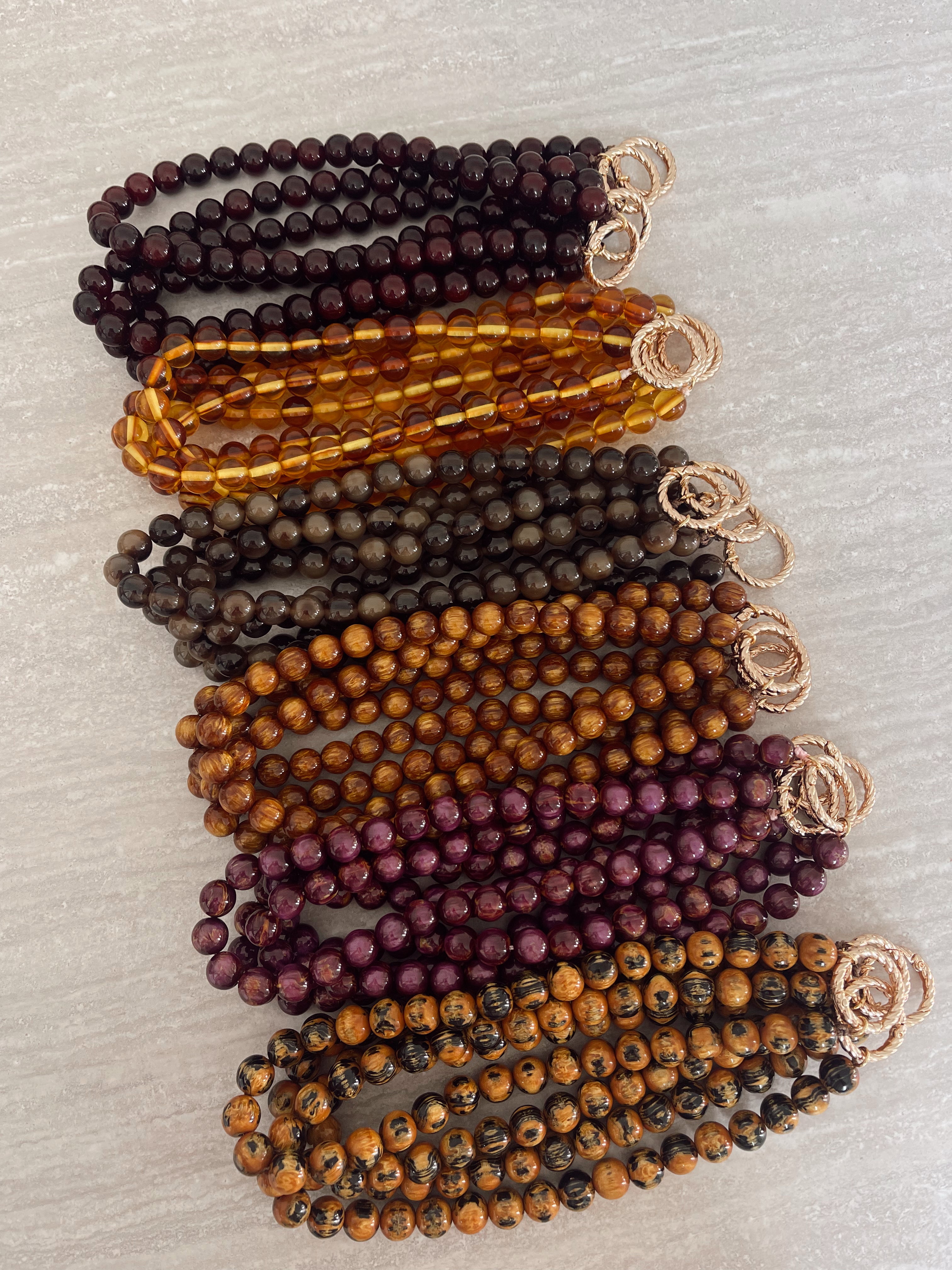 Collier Gaspard - greige marron