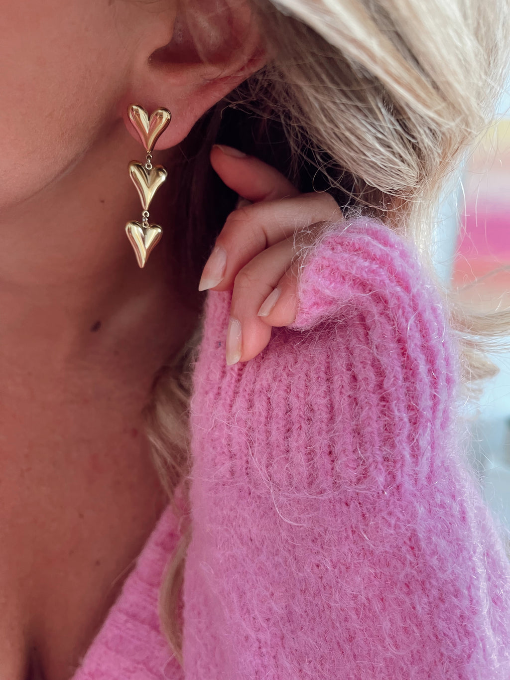 Boucles d'oreilles amour