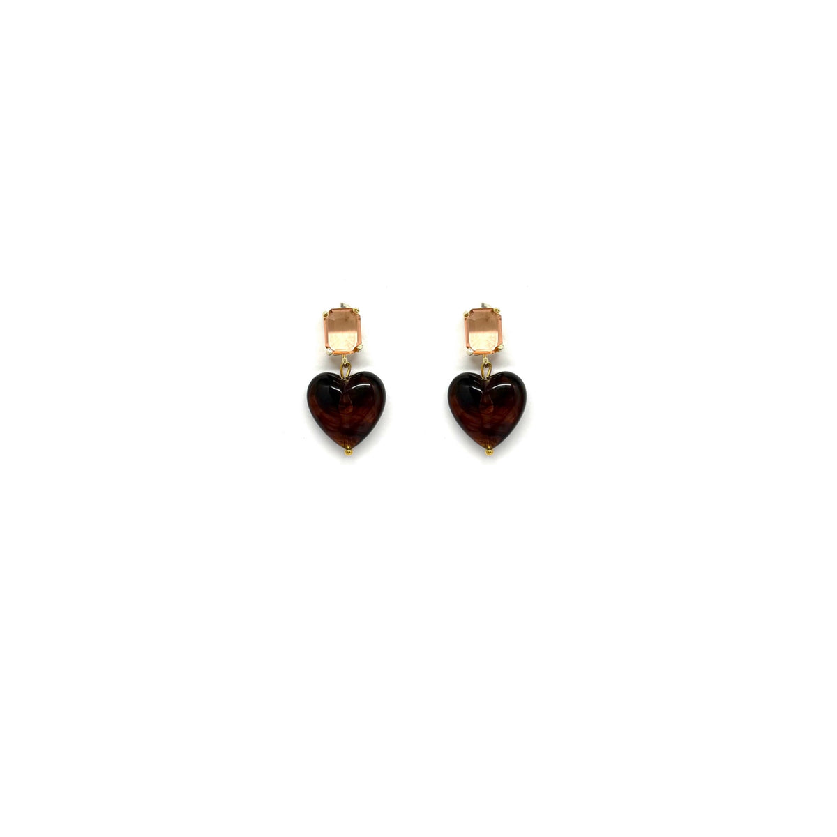 Boucles d’oreilles Vadim - marron