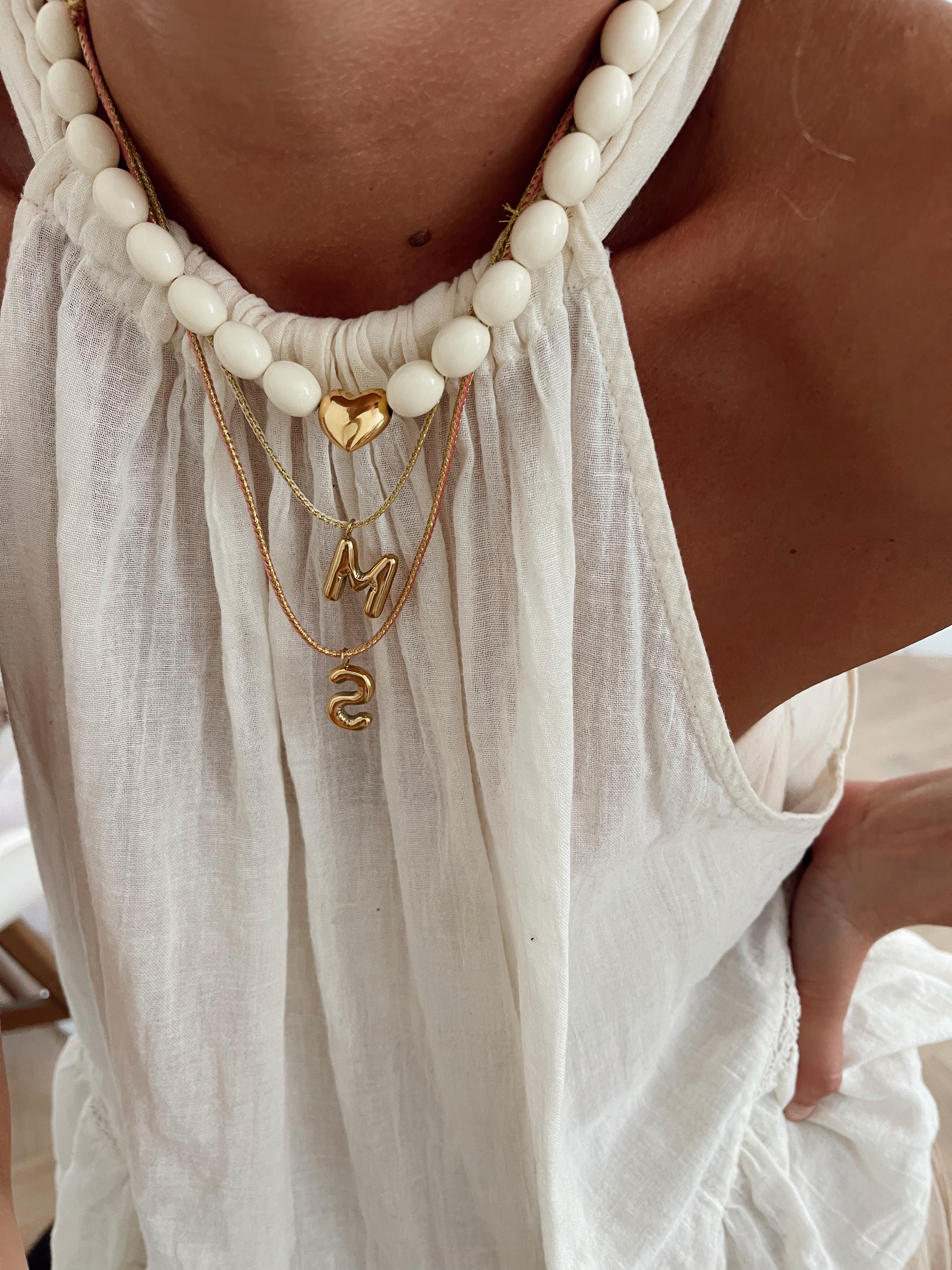 Collier Martin - blanc