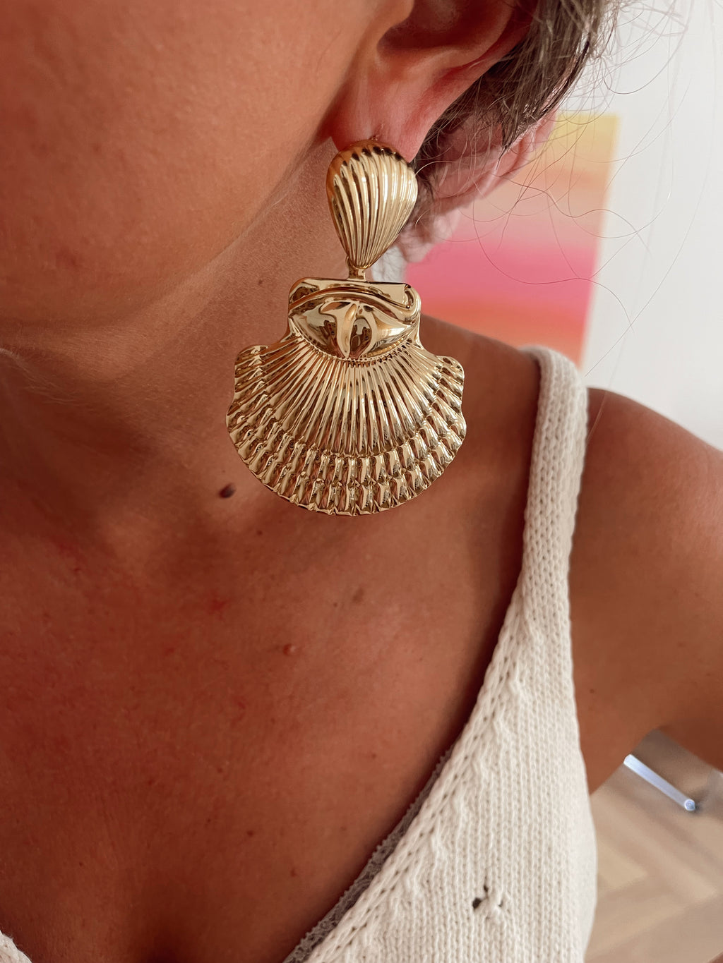Boucles d’oreilles Conche