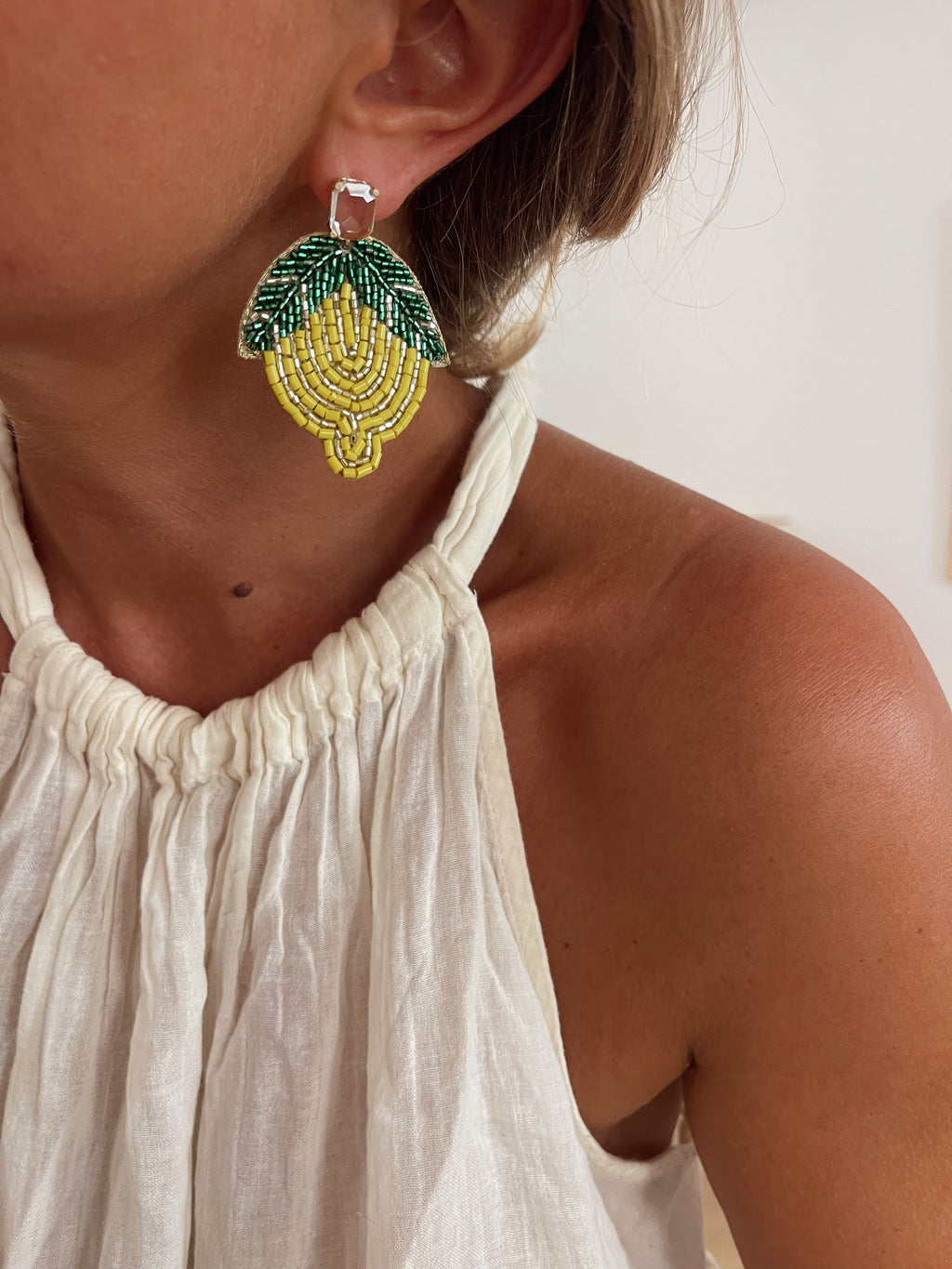 Boucles d’oreilles Citron
