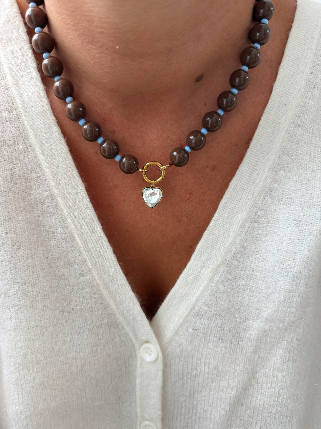 Collier Alfred - marron