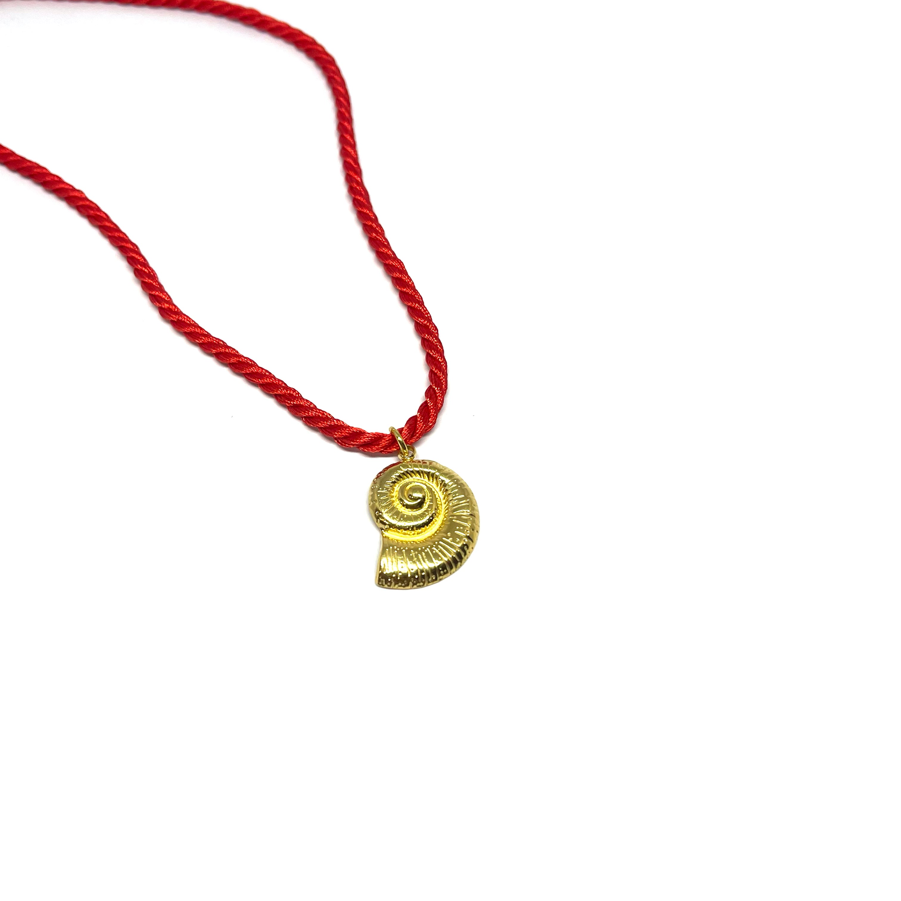 Collier Mara - rouge