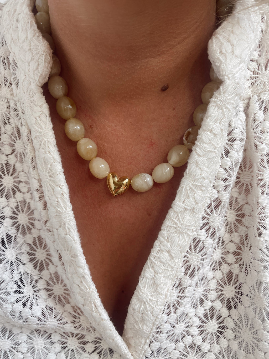 Collier Martin - beige