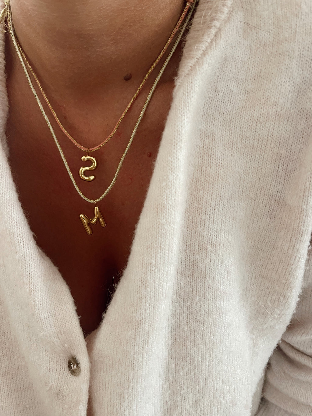 Collier Amata - ecru