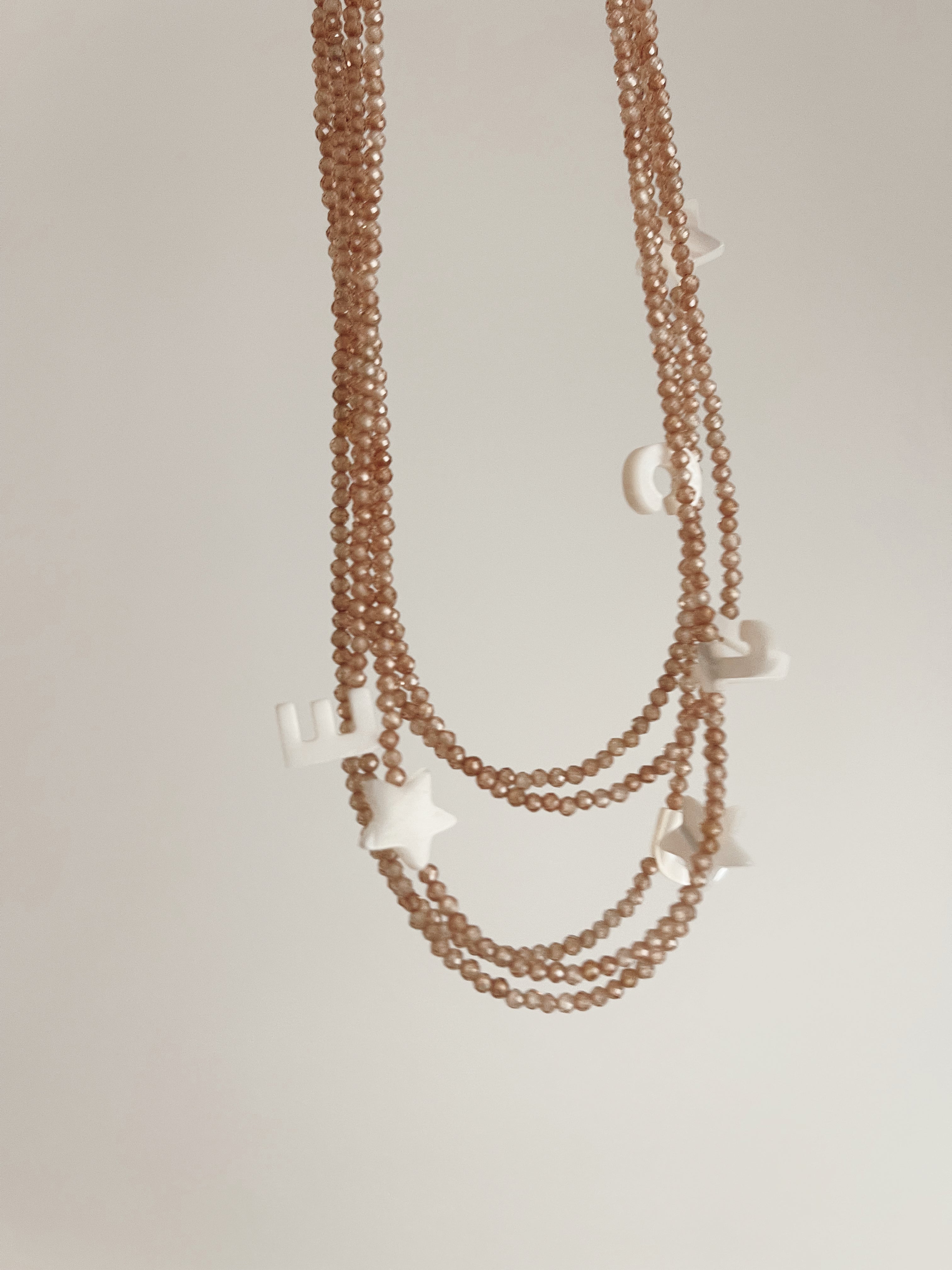 Collier lettre & étoile