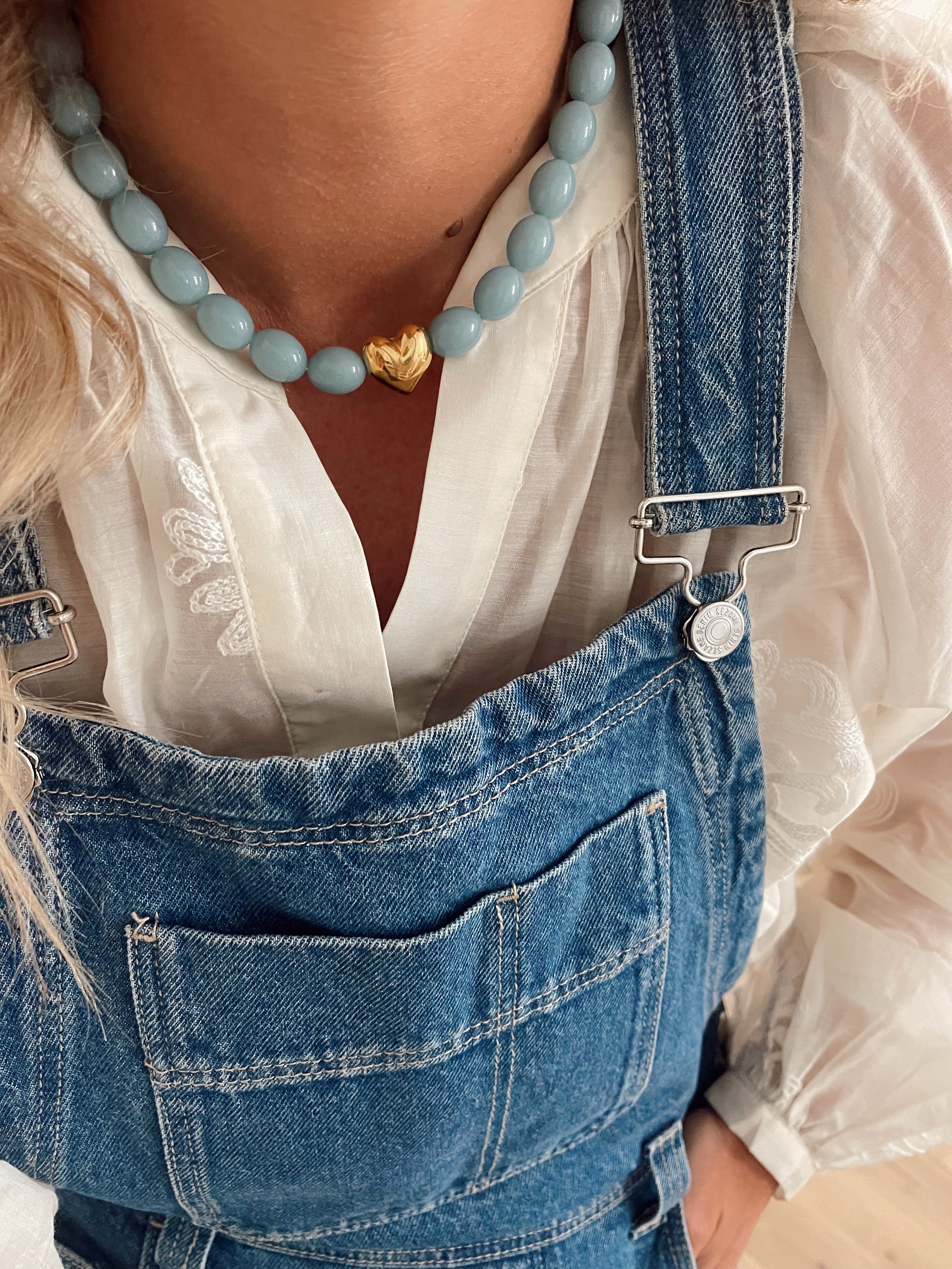 Collier Martin - bleu