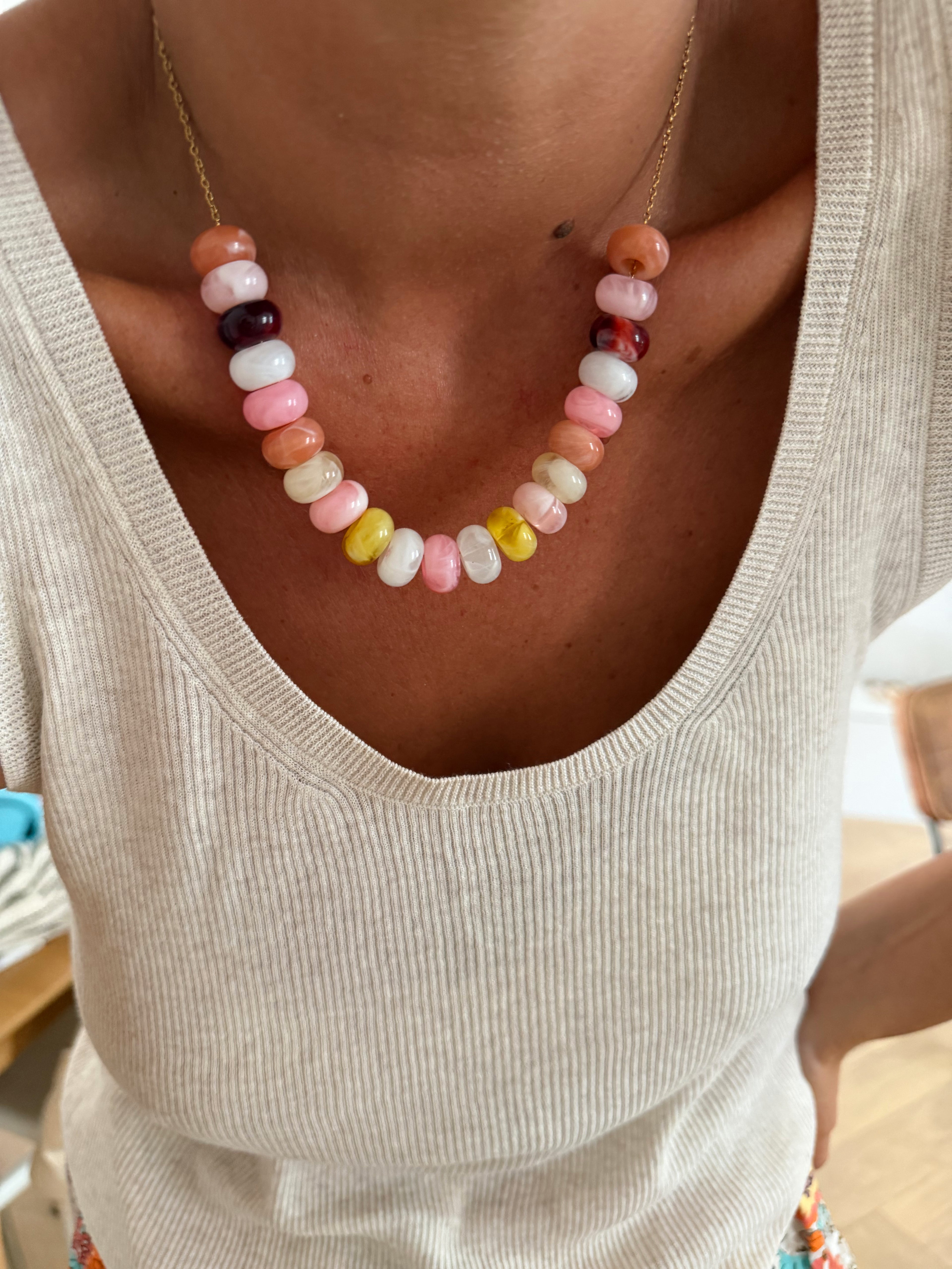 Collier Candy - rosado