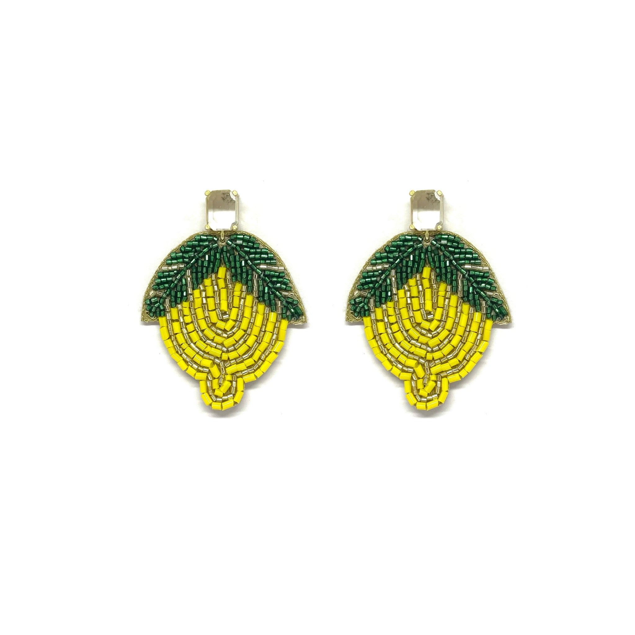 Boucles d’oreilles Citron