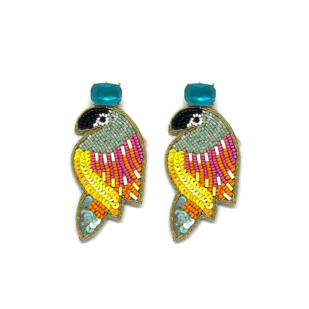Boucles d’oreilles Perroquet