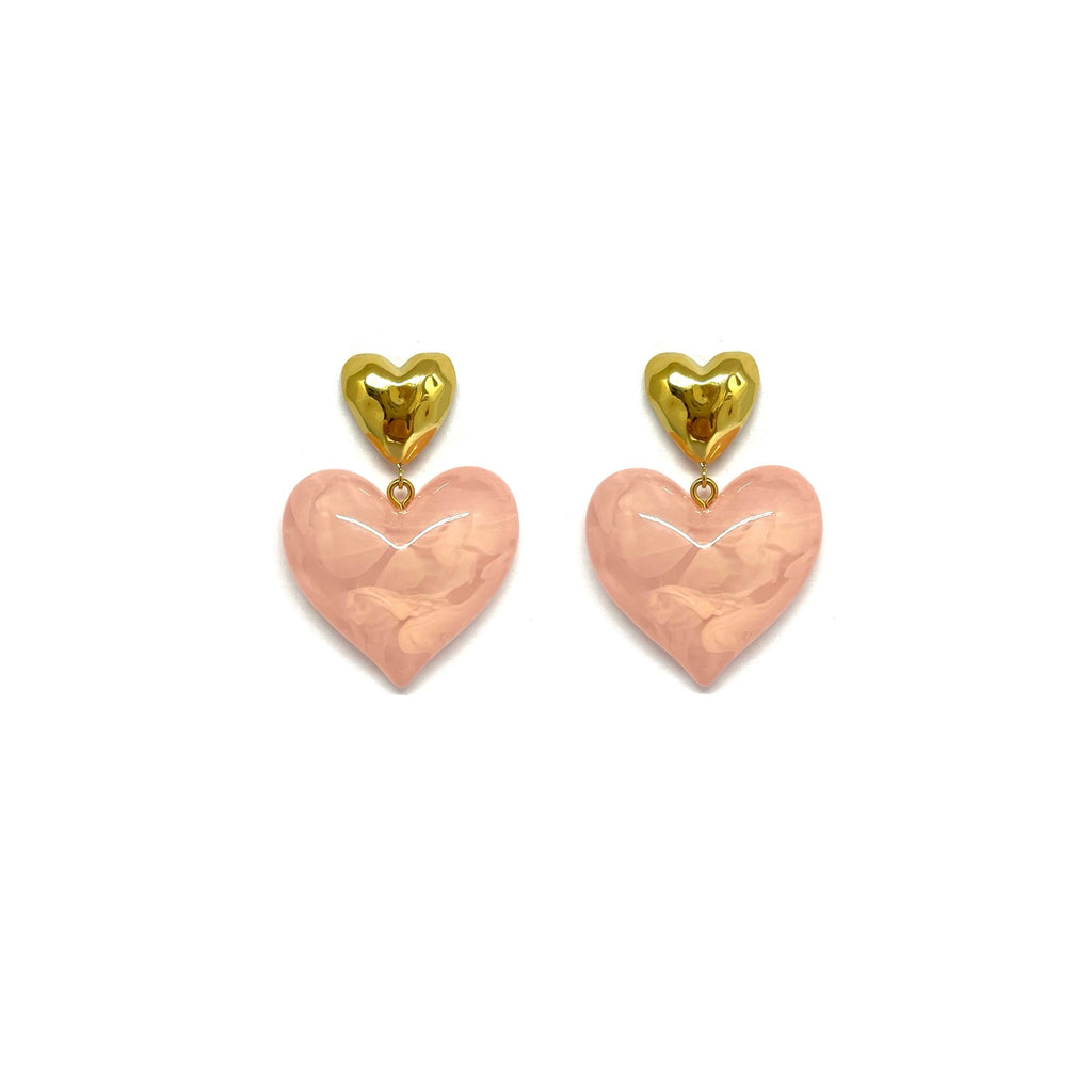 Boucles d'oreilles Douceur - rose