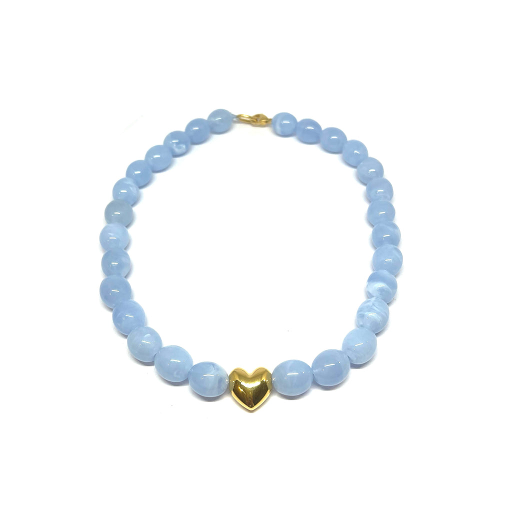 Collier Martin - bleu ciel
