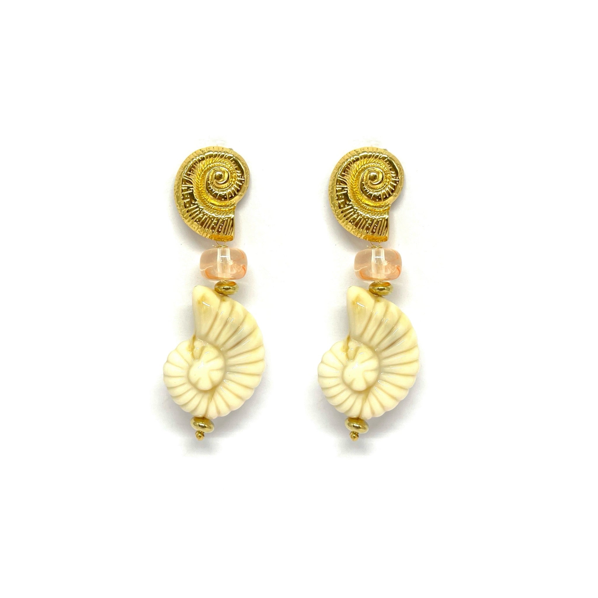 Boucles d’oreilles Ariel - blanc
