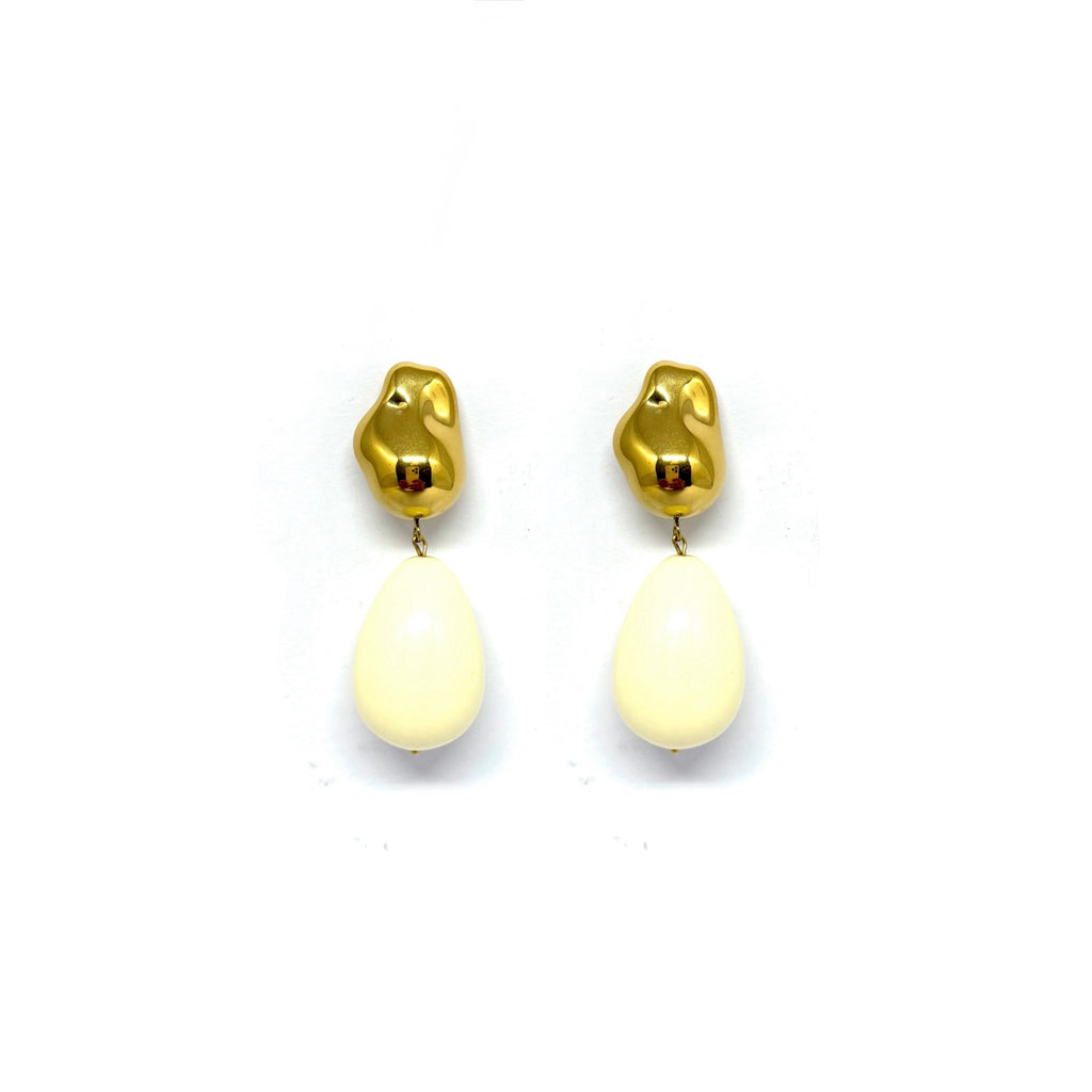 Boucles d’oreilles Abbie - blanc