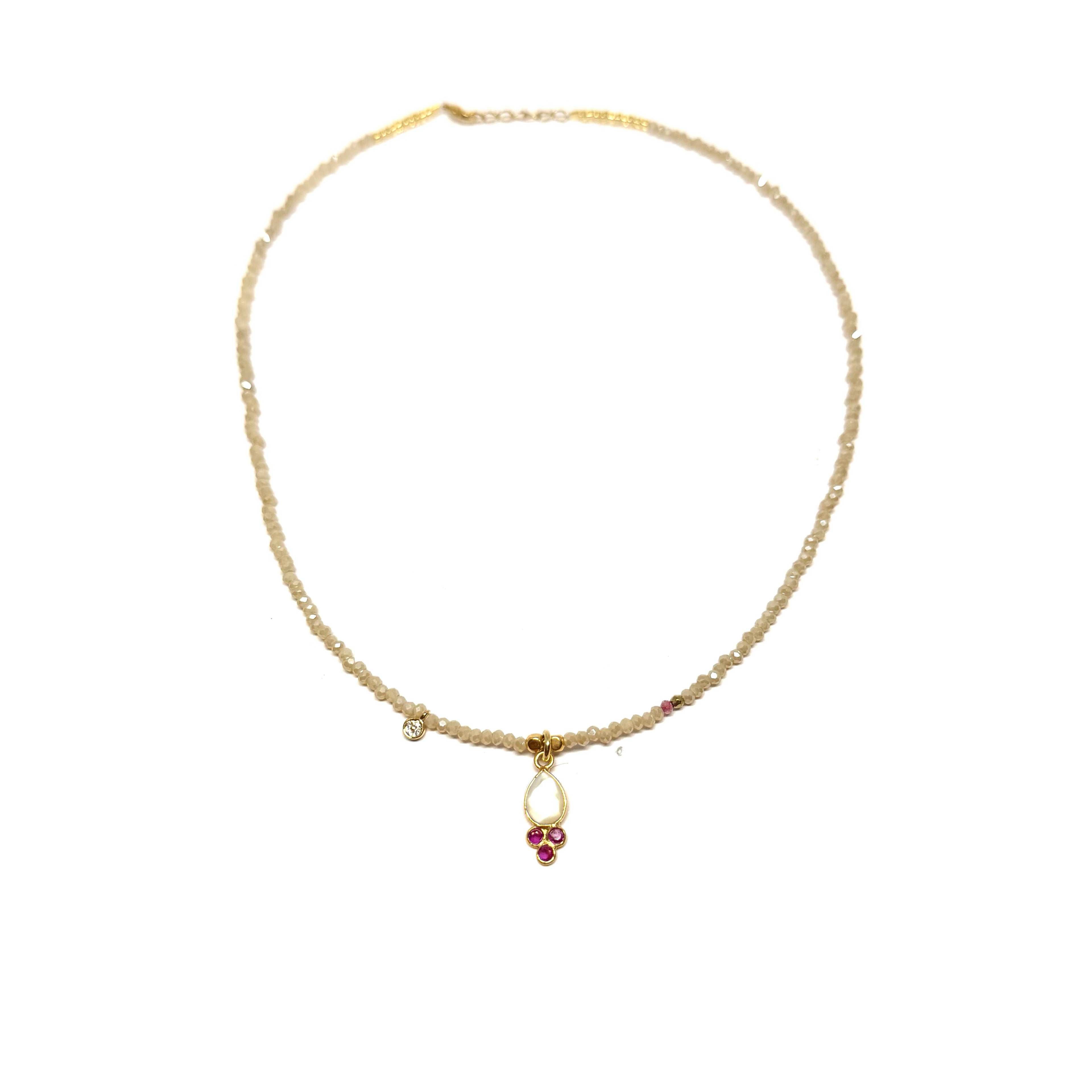 Collier Louison - beige