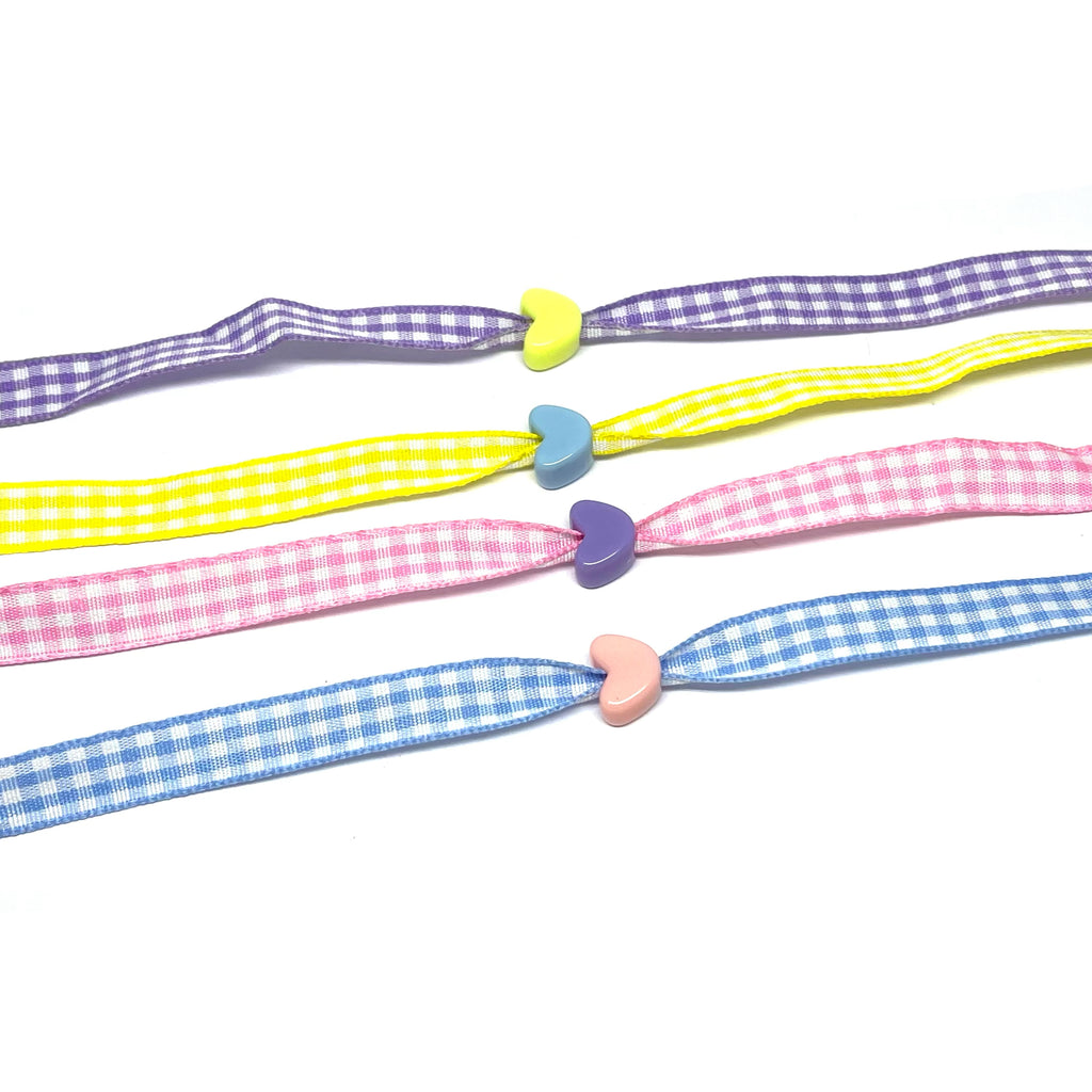 Bracelet vichy coeur