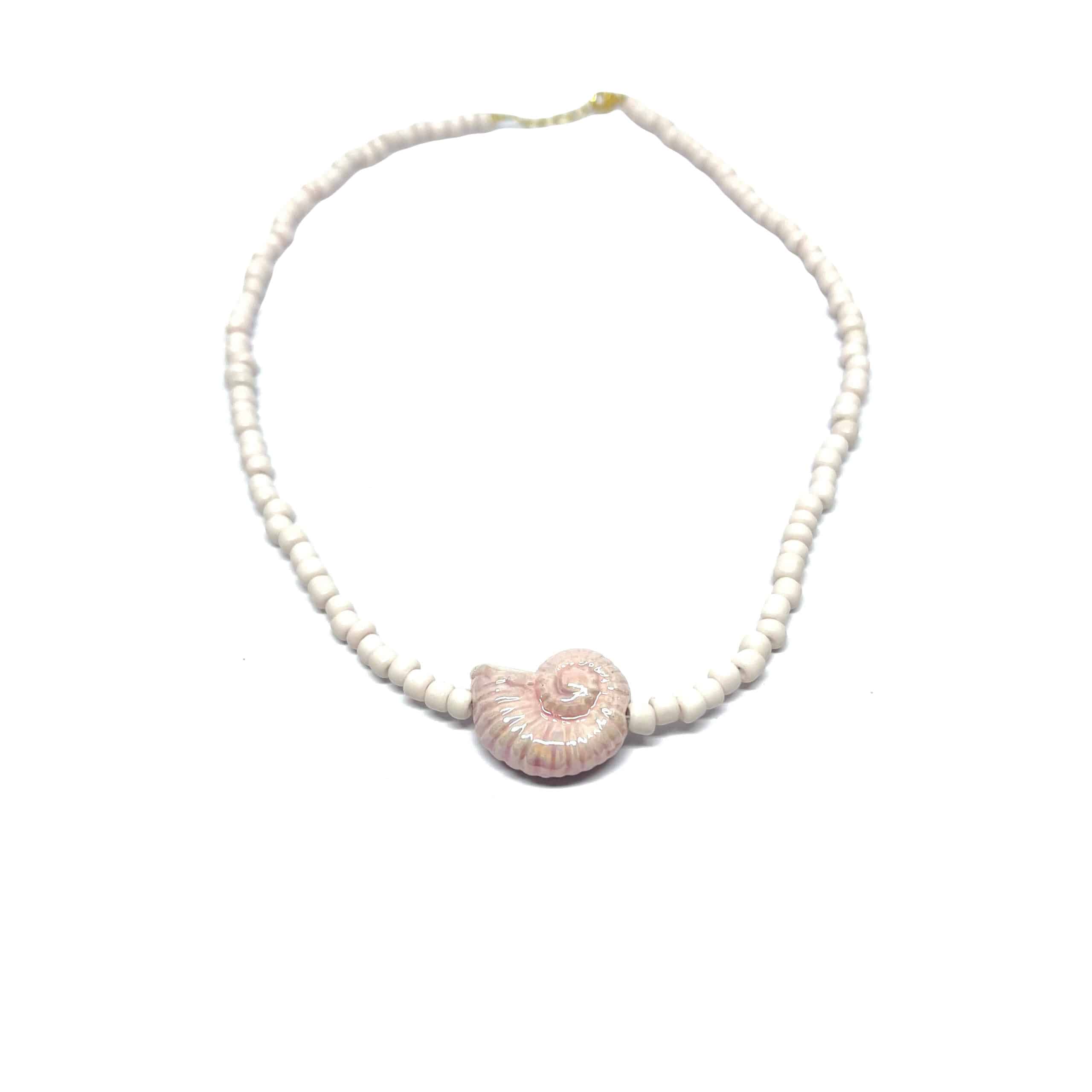 Collier Concha - rose