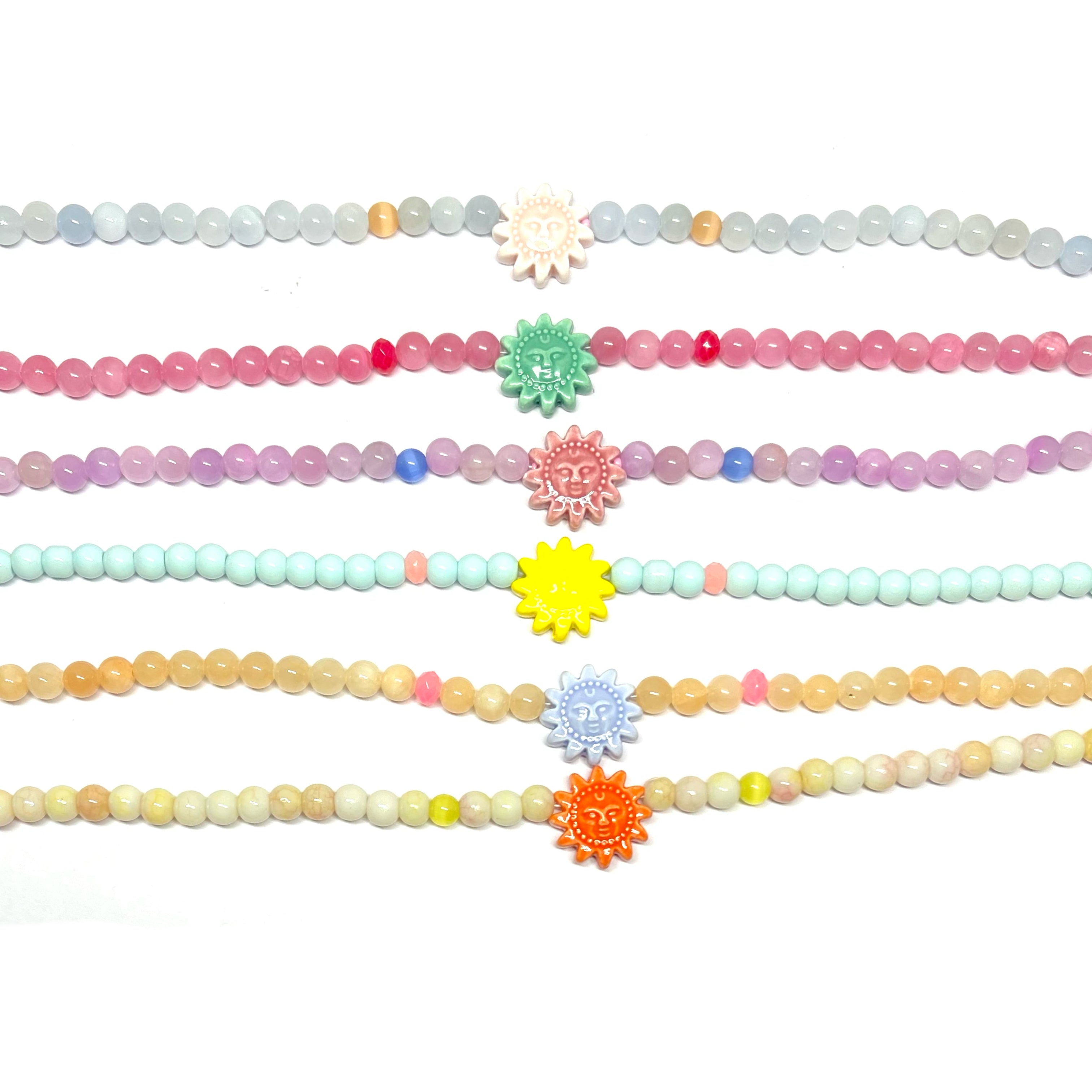 Collier Solemio - orange
