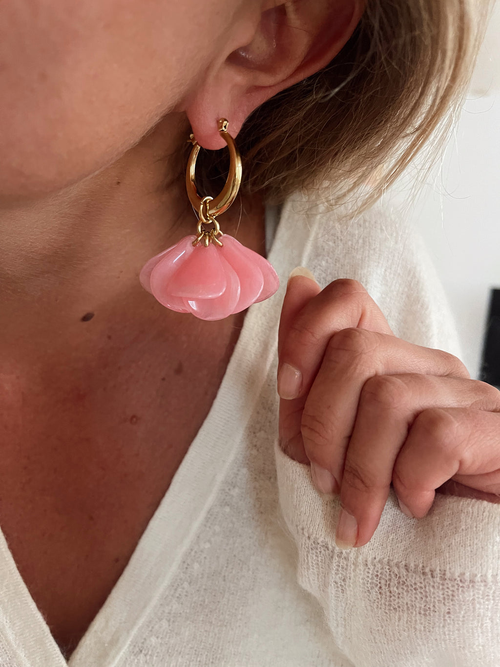 Créoles Palma - rose