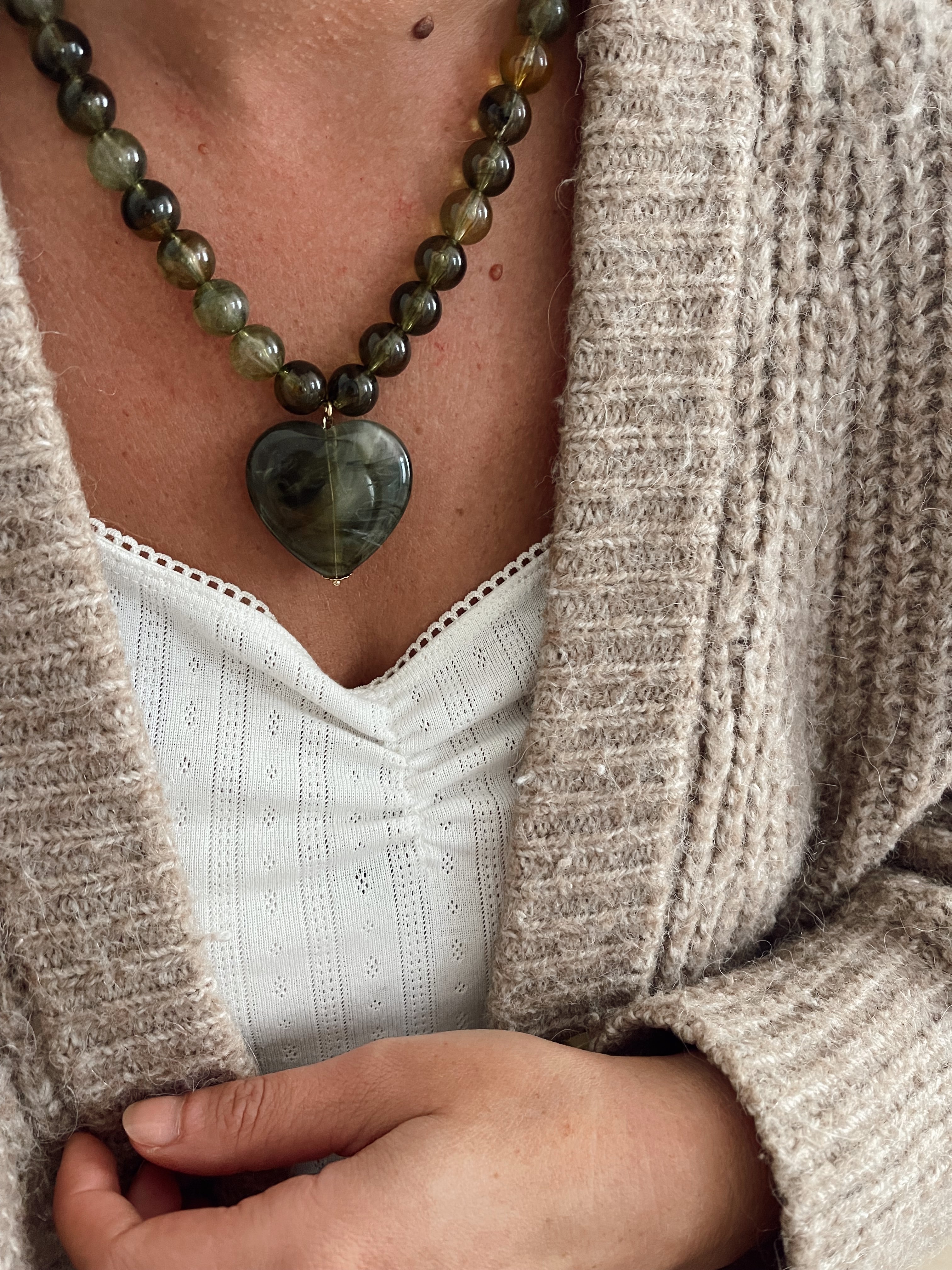 Collier Gabriel - mousse