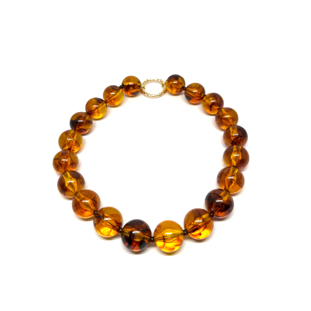 Collier Alphonse - ambre