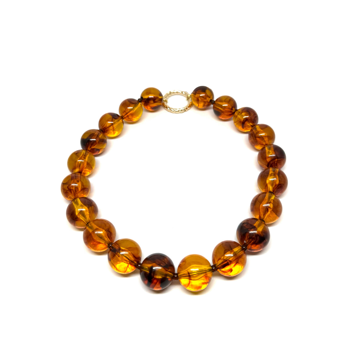 Collier Alphonse - ambre