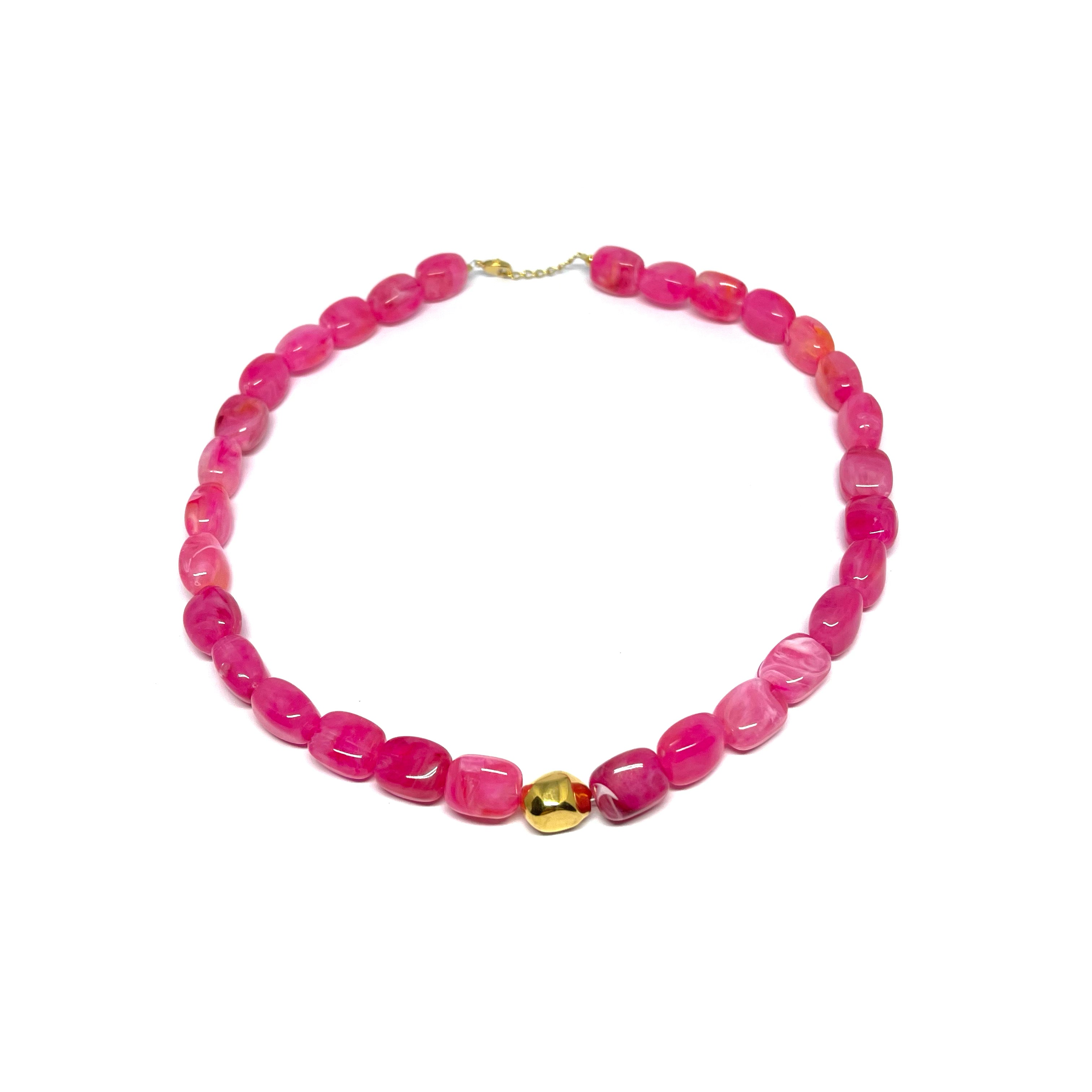 Collier César - fushia