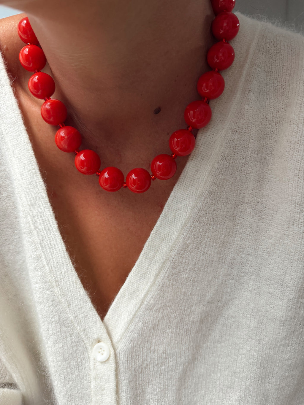 Collier Alphonse - rouge