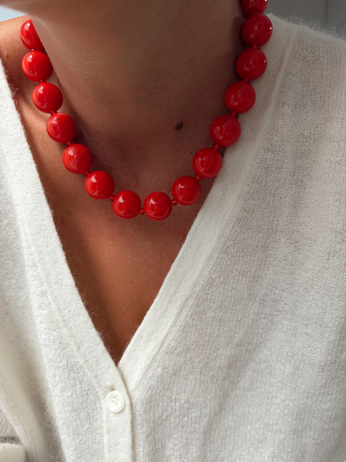 Collier Alphonse - rouge