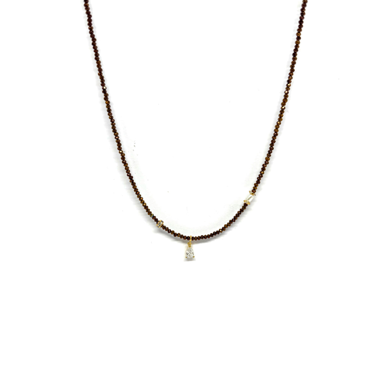 Collier Paul - marron