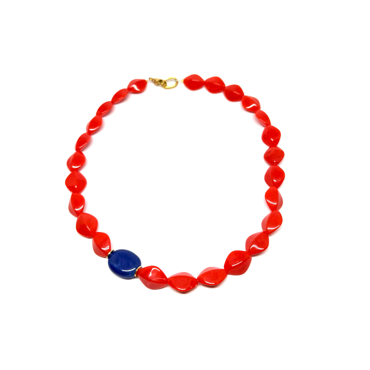 Collier Tobias - rouge