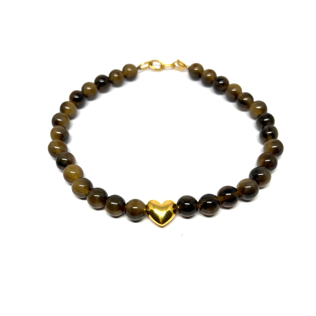 Collier Martin - taupe