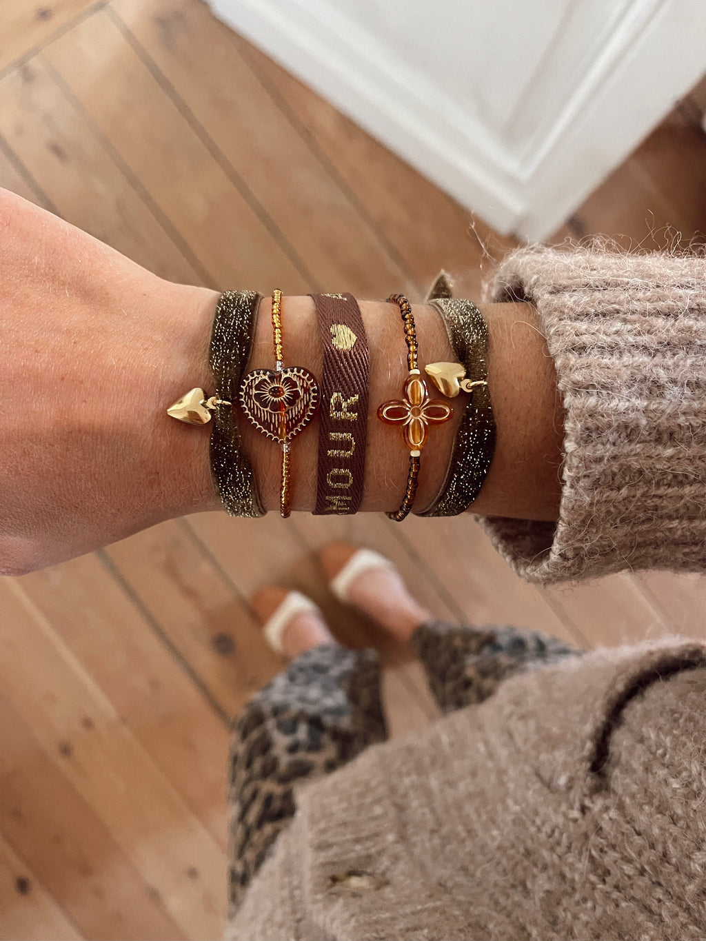 Bracelet ruban d'amour