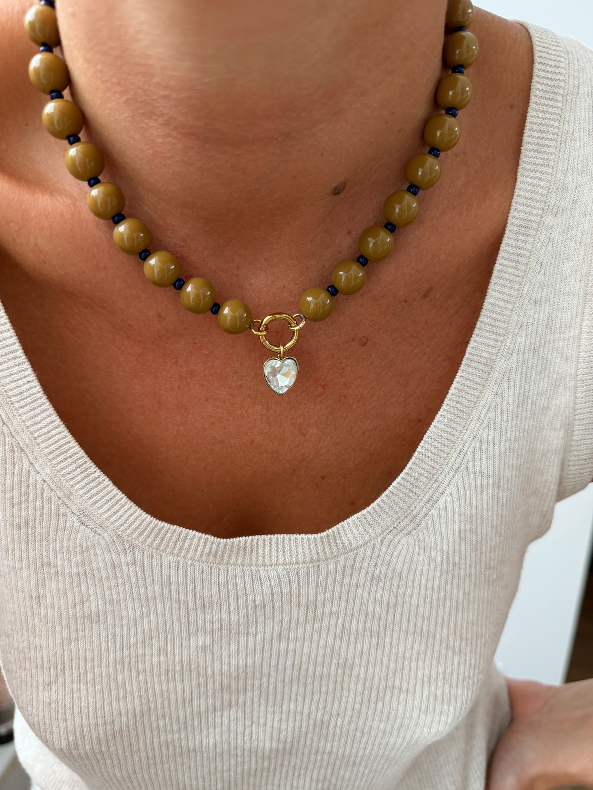 Collier Alfred - kaki