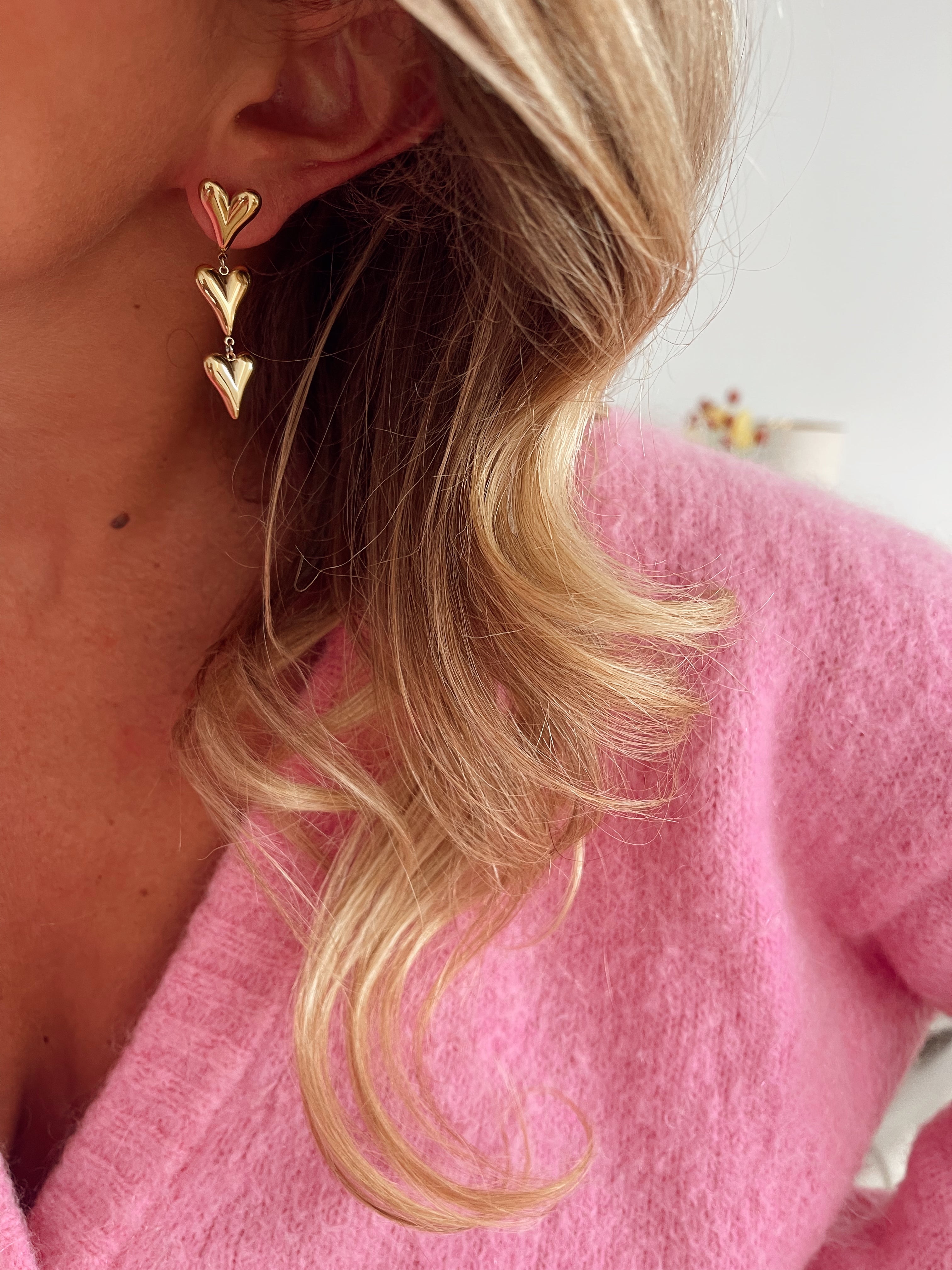 Boucles d'oreilles amour