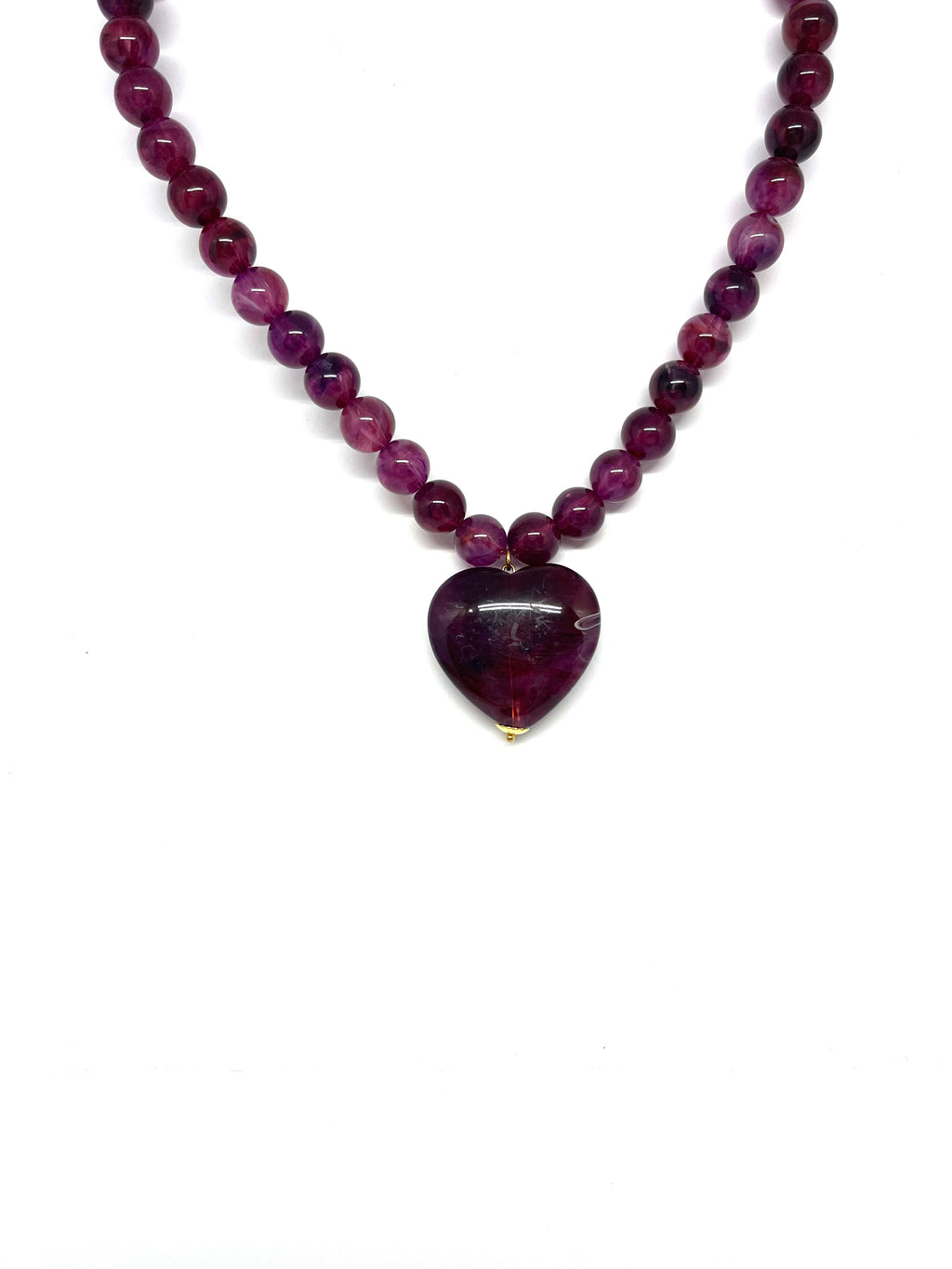 Collier Gabriel - aubergine