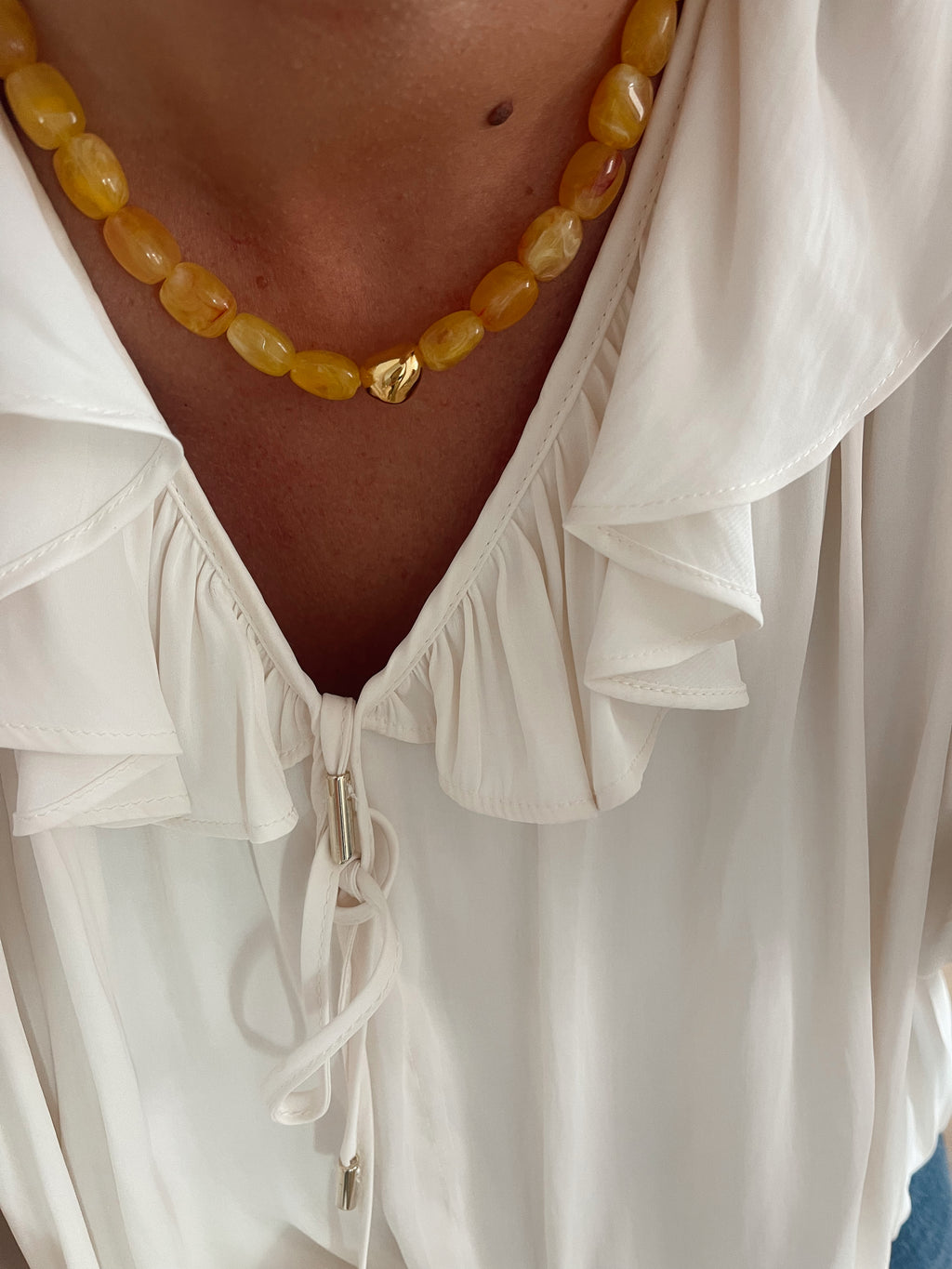 Collier César - jaune